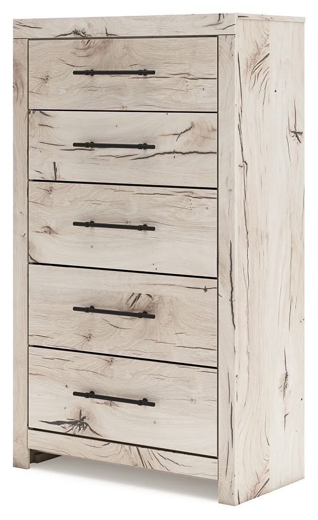 Lawroy - Five Drawer Chest - Light Natural - Image 4