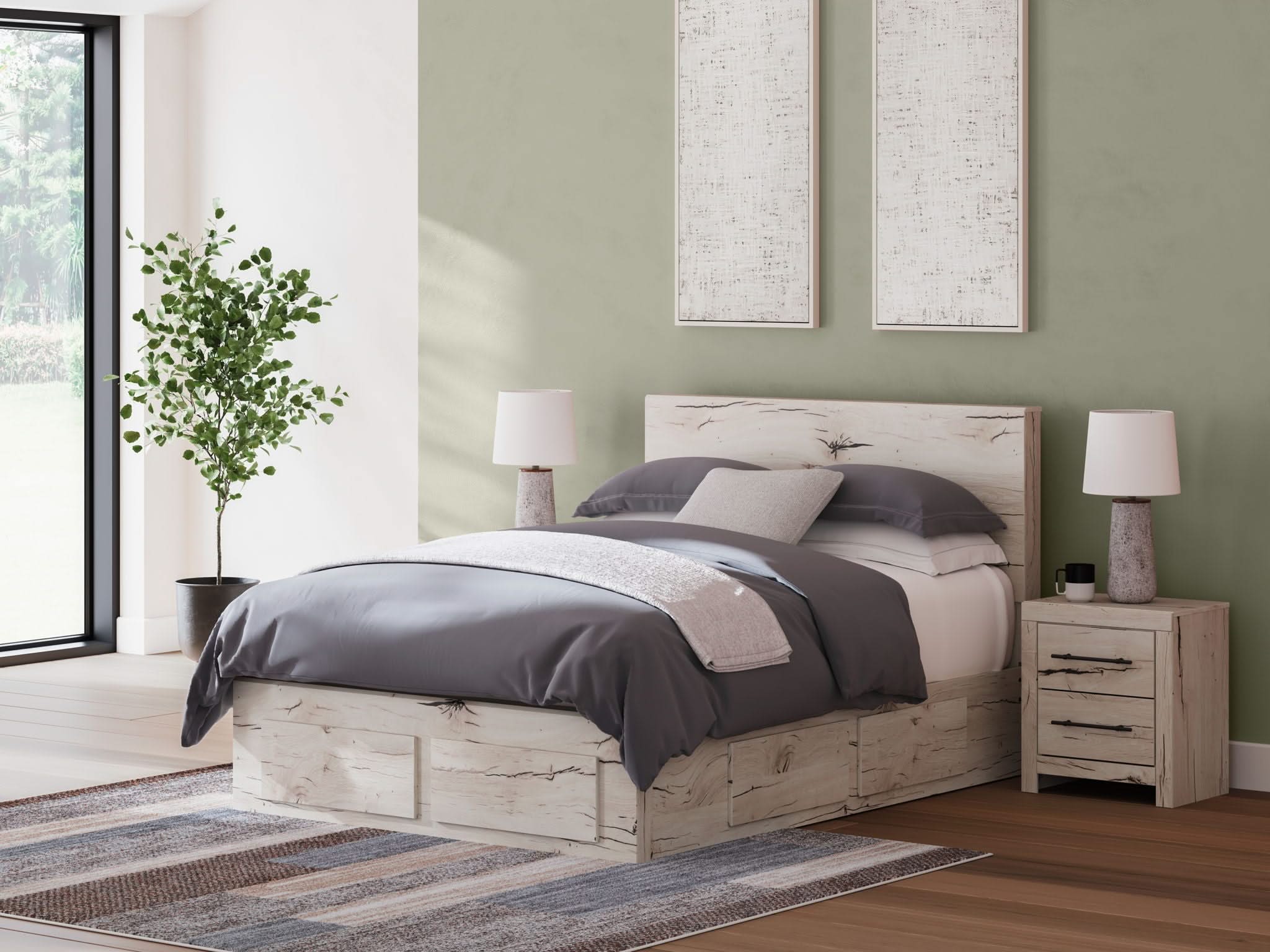 Lawroy - Panel Bed With Storage - Image 4