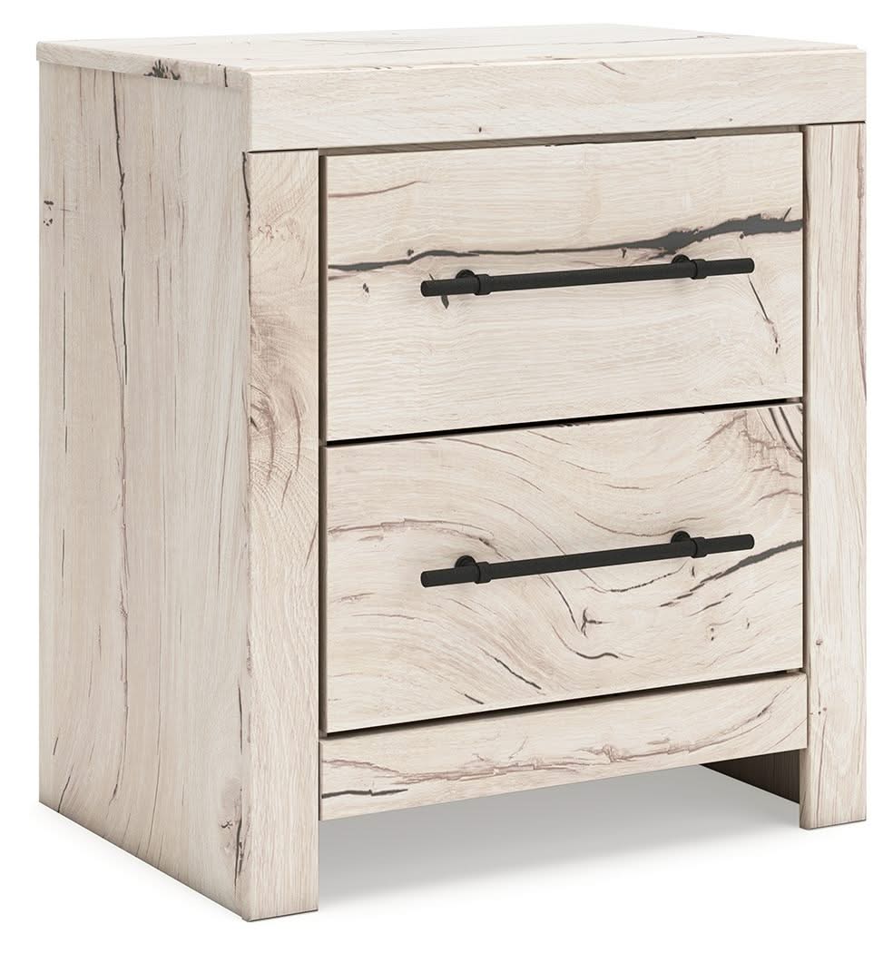 Lawroy - Two Drawer Night Stand - Light Natural - Image 2