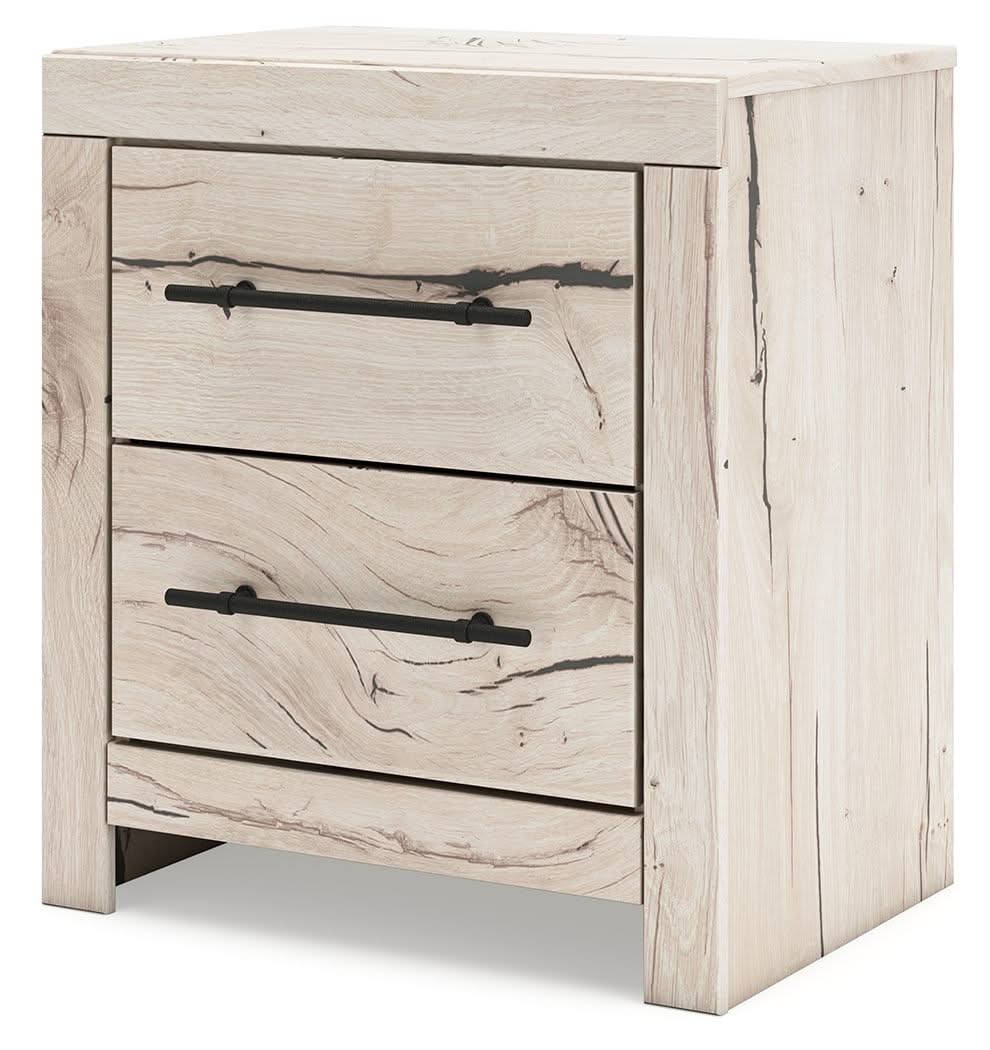 Lawroy - Two Drawer Night Stand - Light Natural - Image 4
