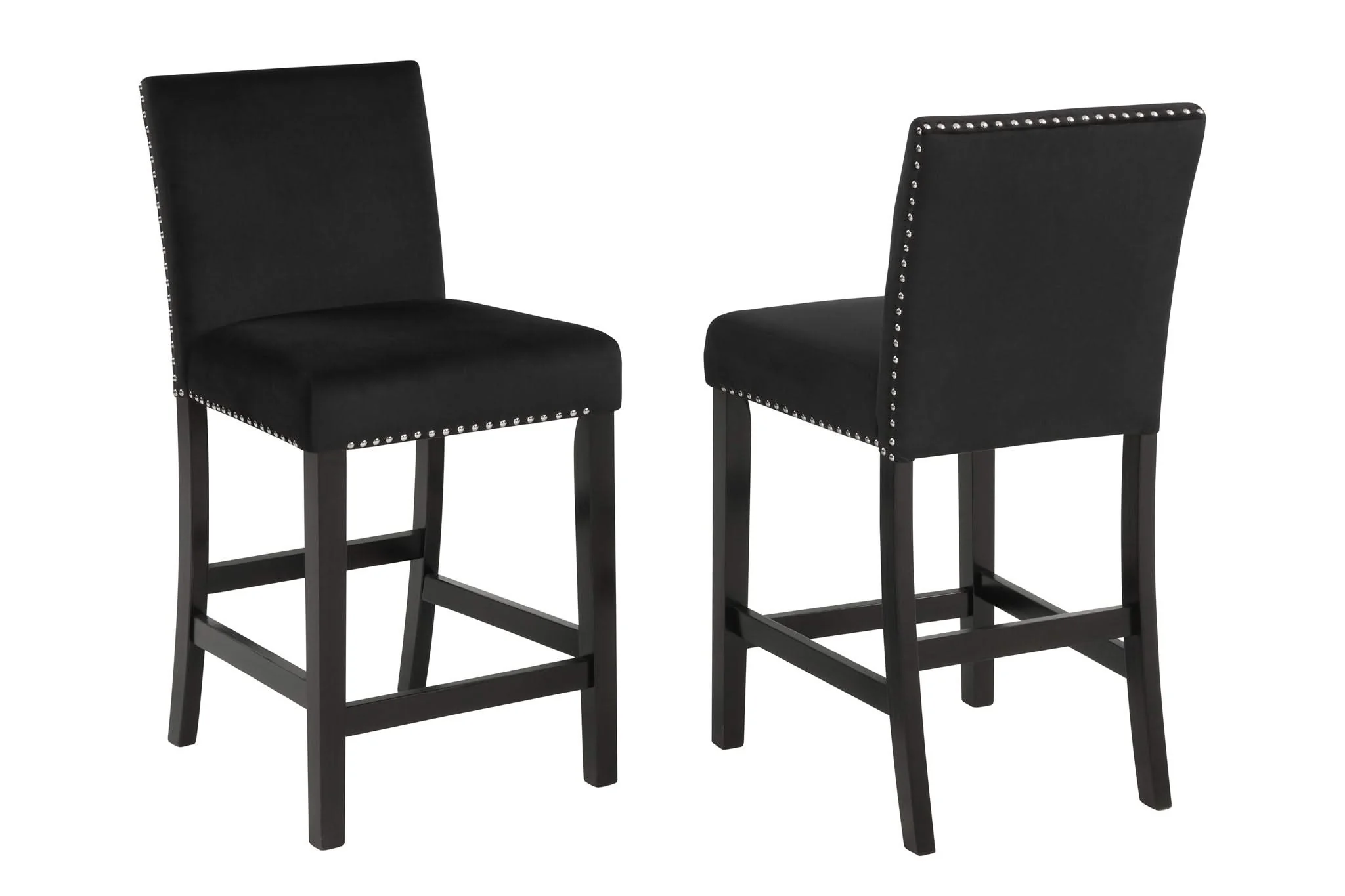 Lennon - 5 Piece Counter Height Set - All Black - Image 2