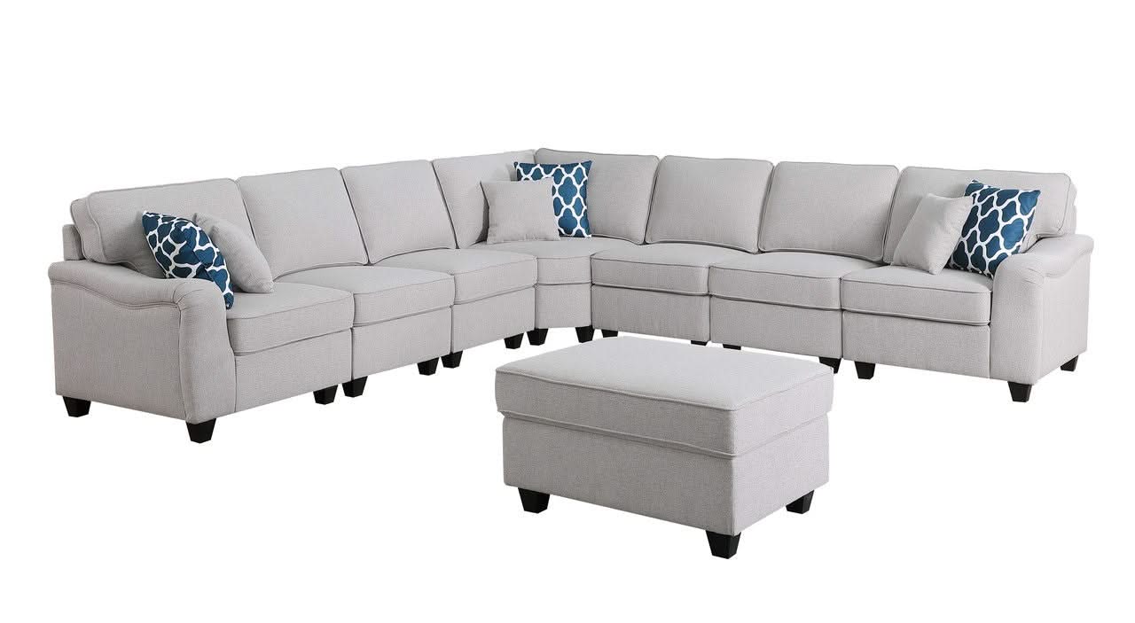 Leo - Comfor Modular Sofa And Ottoman - Image 6