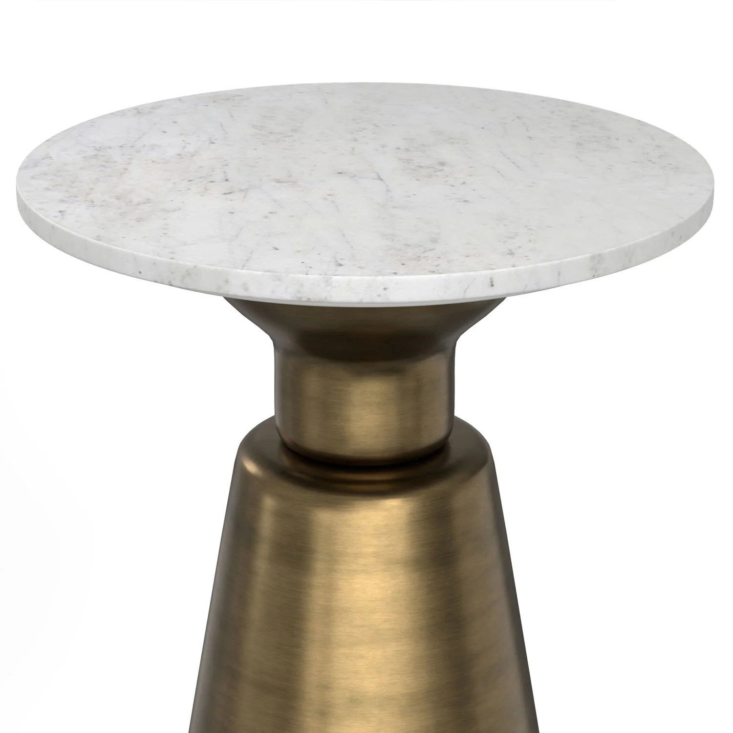 Leyla - Side Table - Antique Brass - Image 3