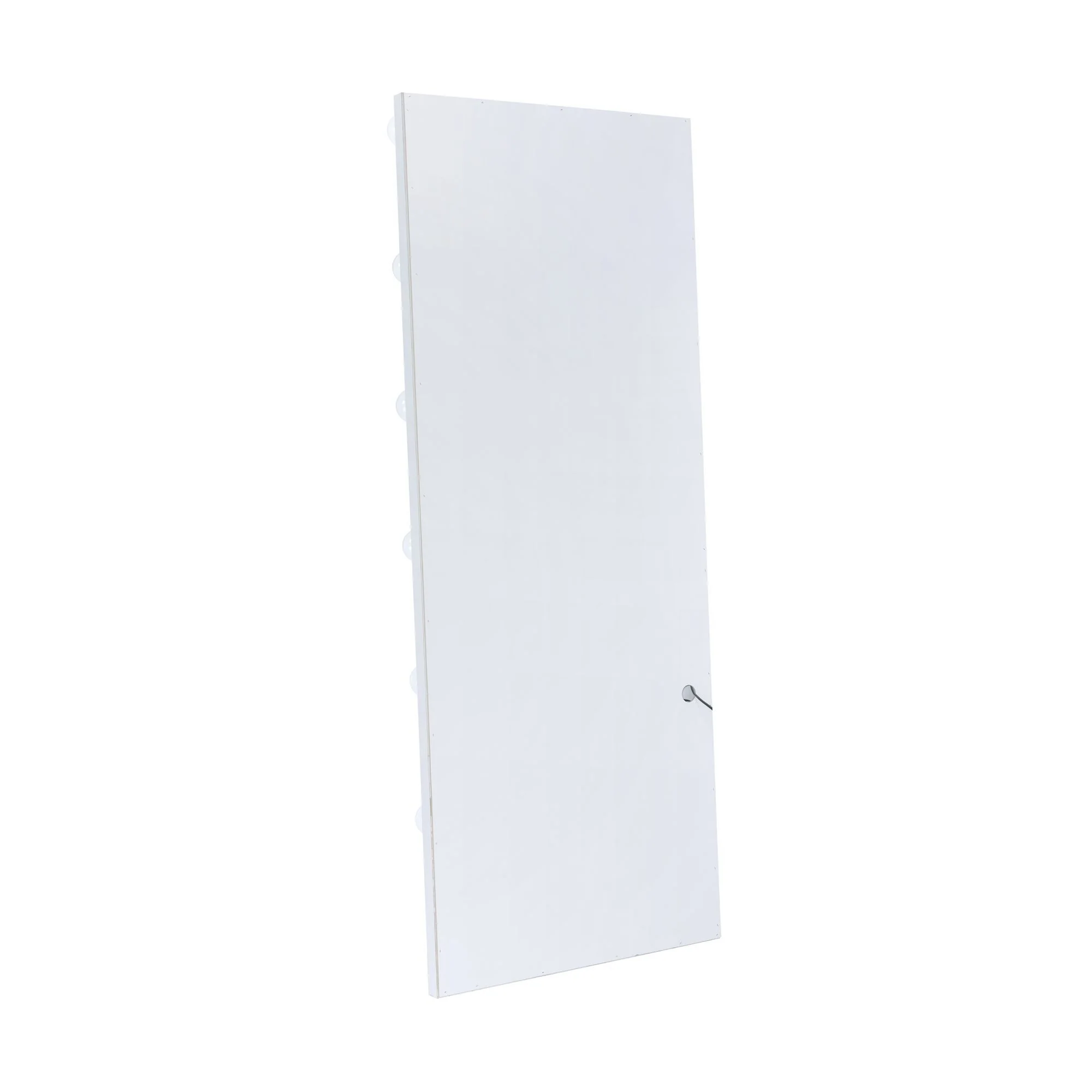 Lindy - Floor Mirror - Glossy White - Image 3