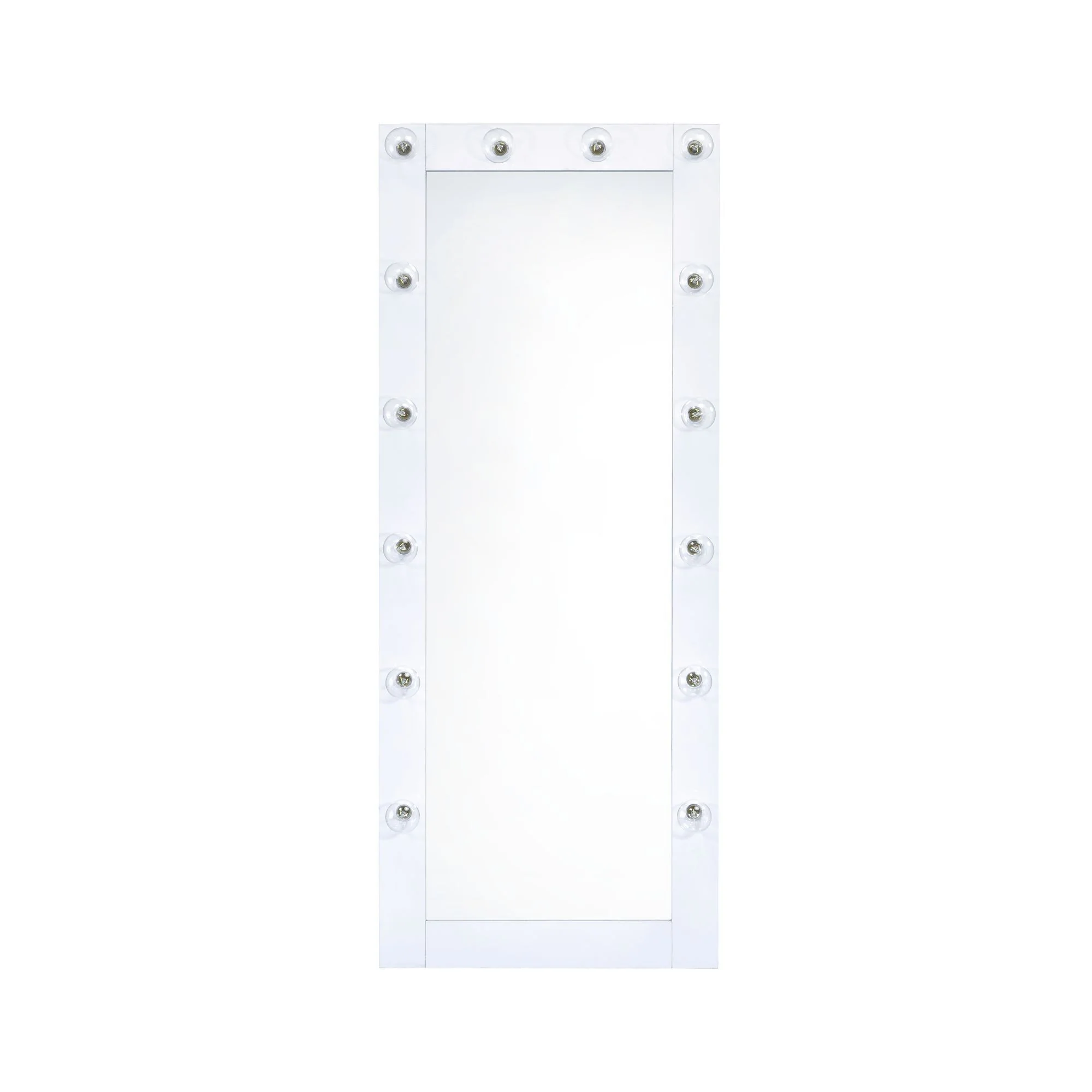 Lindy - Floor Mirror - Glossy White - Image 4