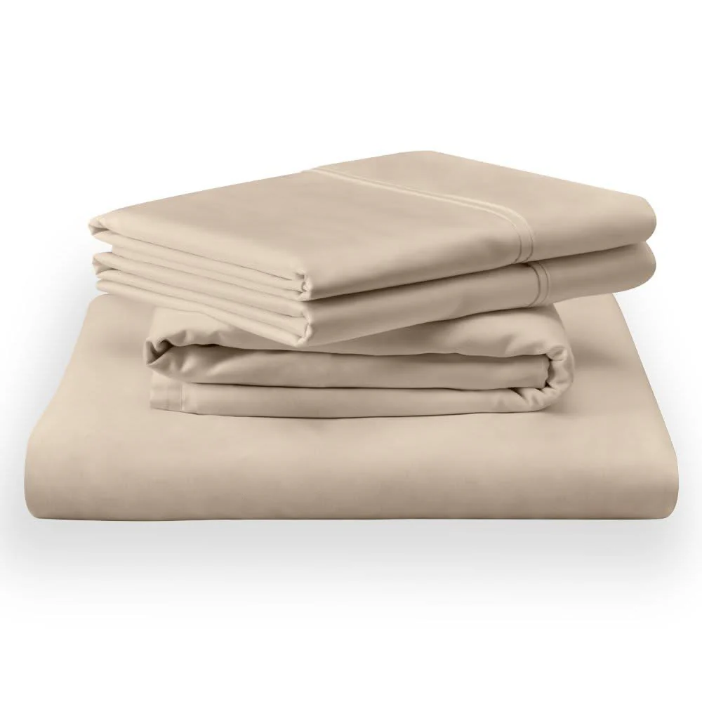 Linens - Tempur Classic Cotton Sheet Set - Sandstone - Image 2