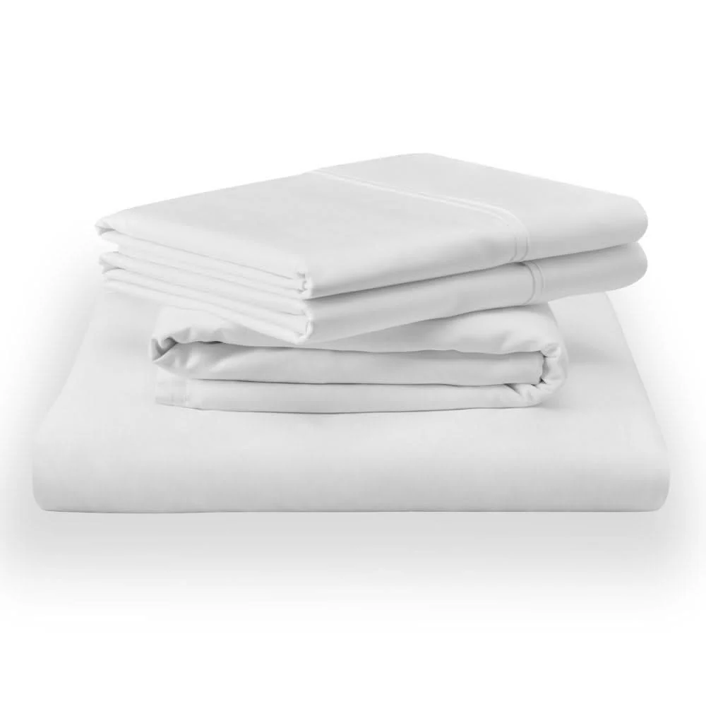 Linens - Tempur Classic Cotton Sheet Set - White - Image 2