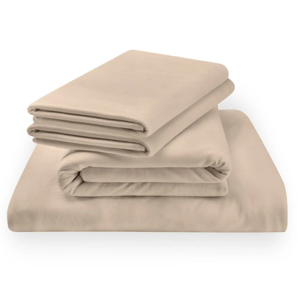 Linens - Tempur Rayon from Bamboo Sheet Set - Sandstone - Image 3
