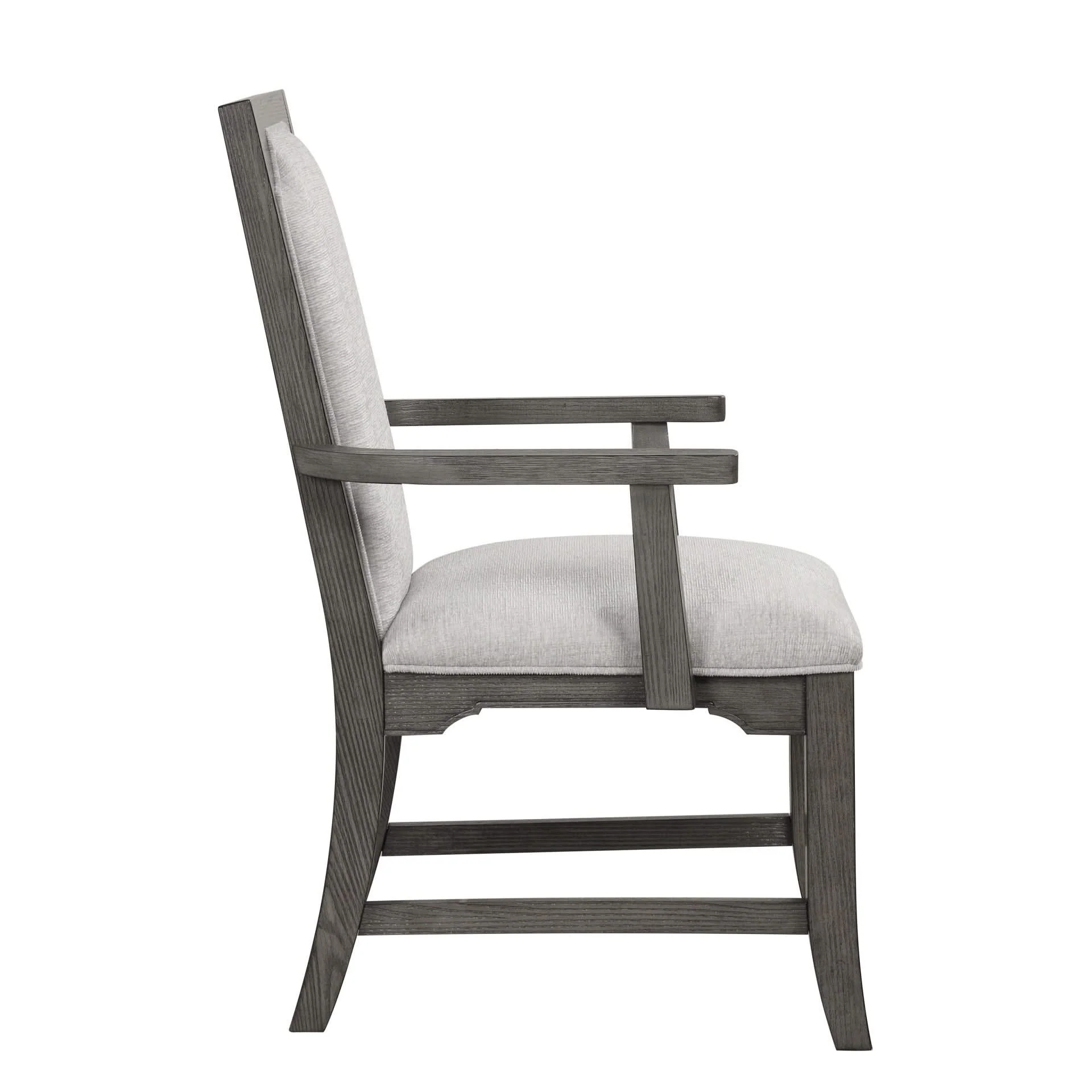 Lisbon - Dining Arm Chair (Set of 2) - Gray - Image 4
