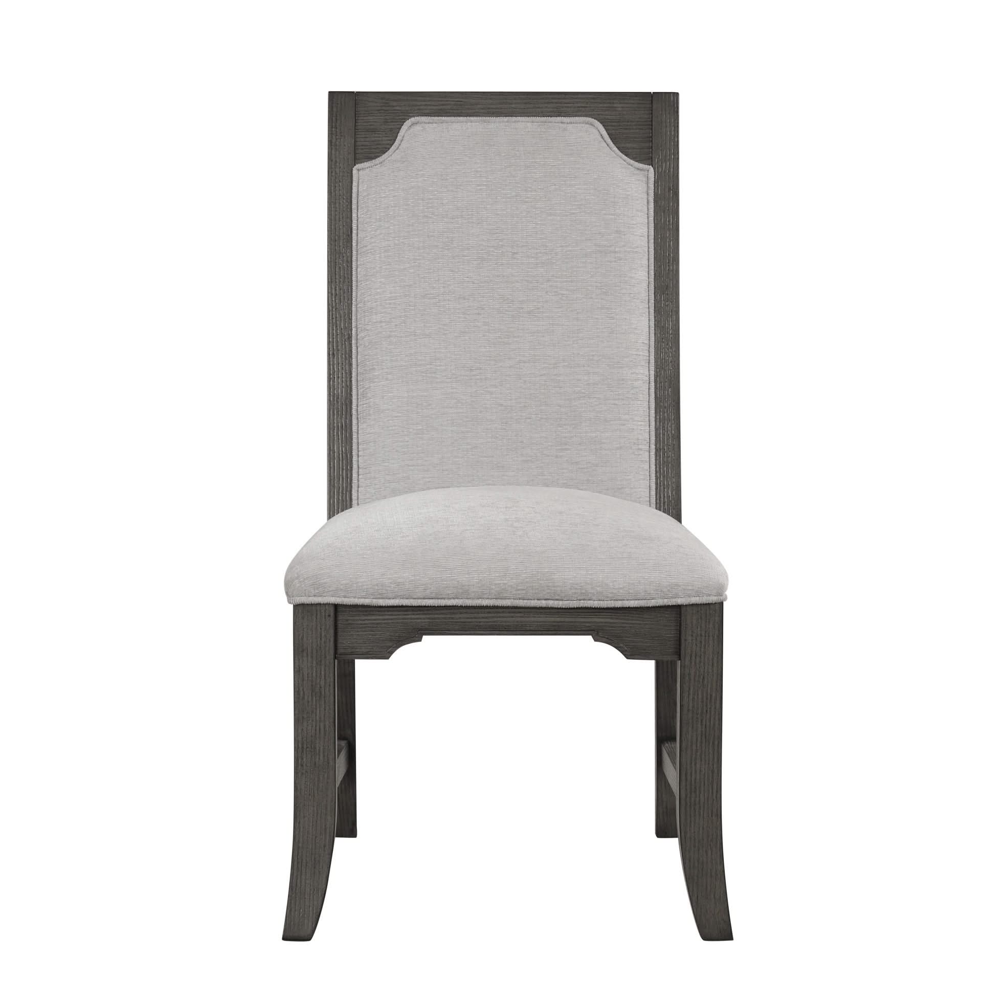 Lisbon - Dining Side Chair (Set of 2) - Gray - Image 3