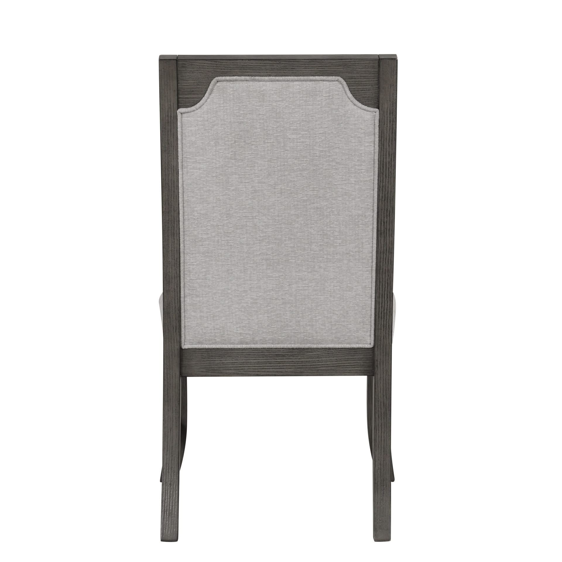Lisbon - Dining Side Chair (Set of 2) - Gray - Image 4