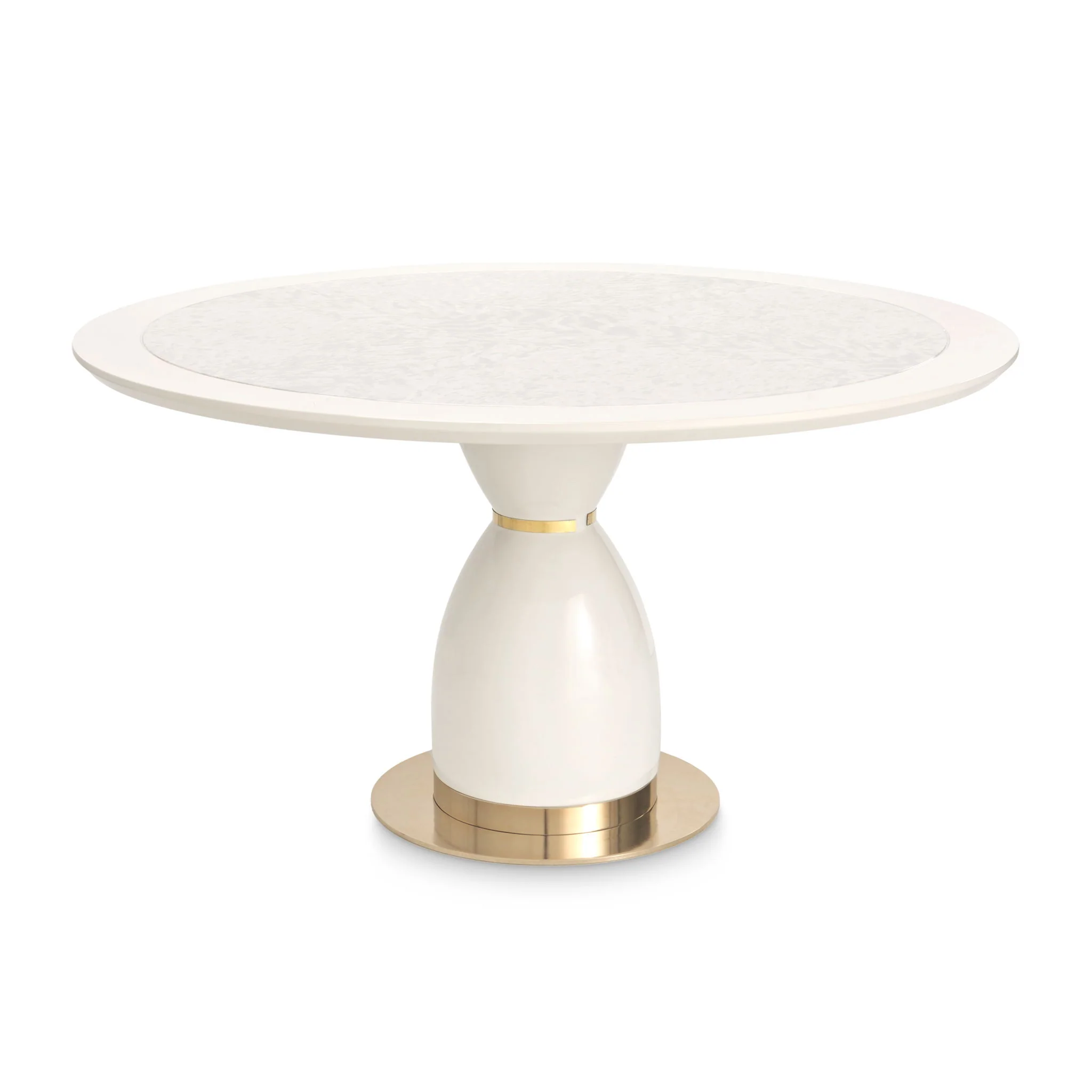 Lisbon - Round Dining Table - Silken Cream