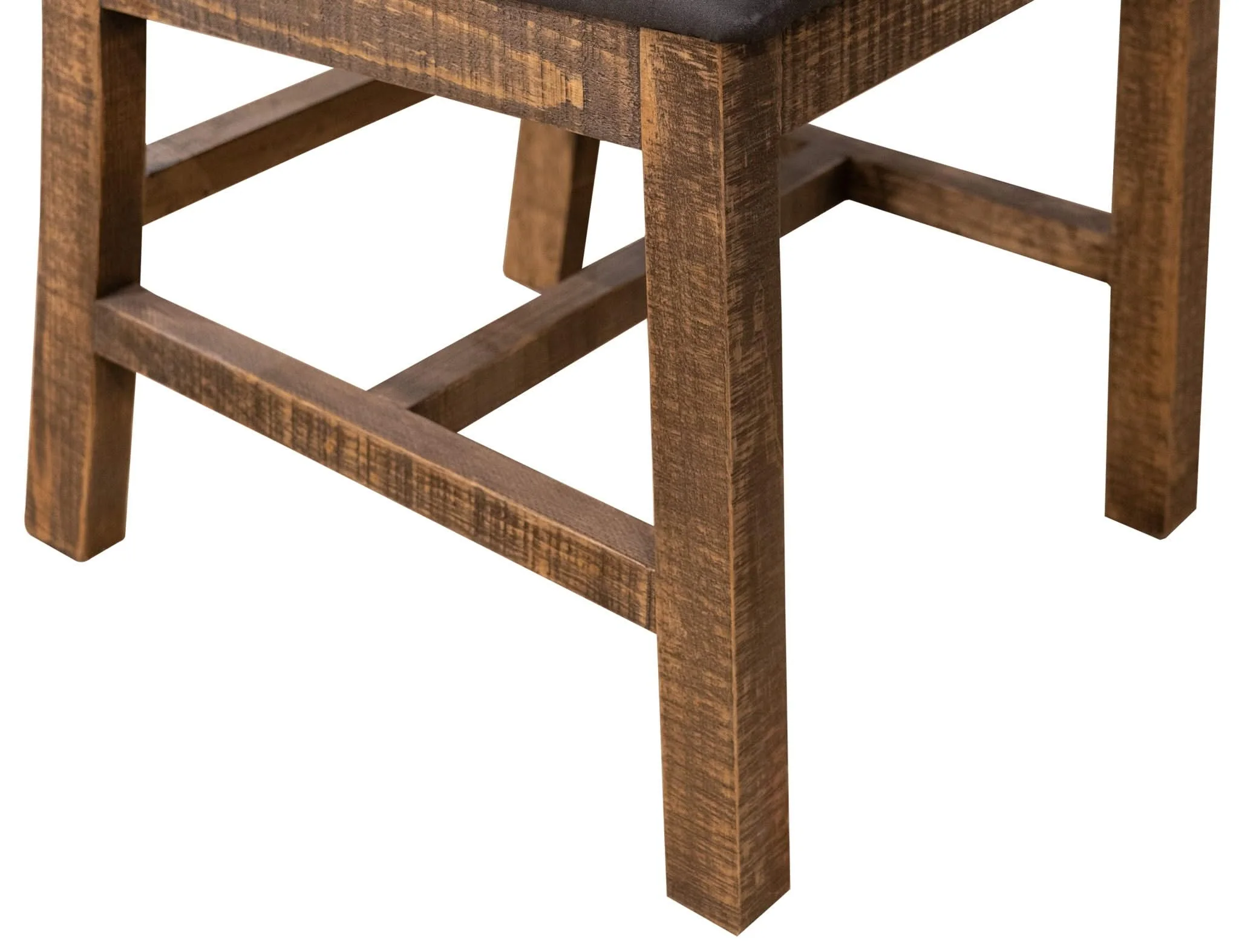 Loft - Upholstered Seat Wooden Chair (Set of 2) - Two Tone Gray / Brown - Image 2