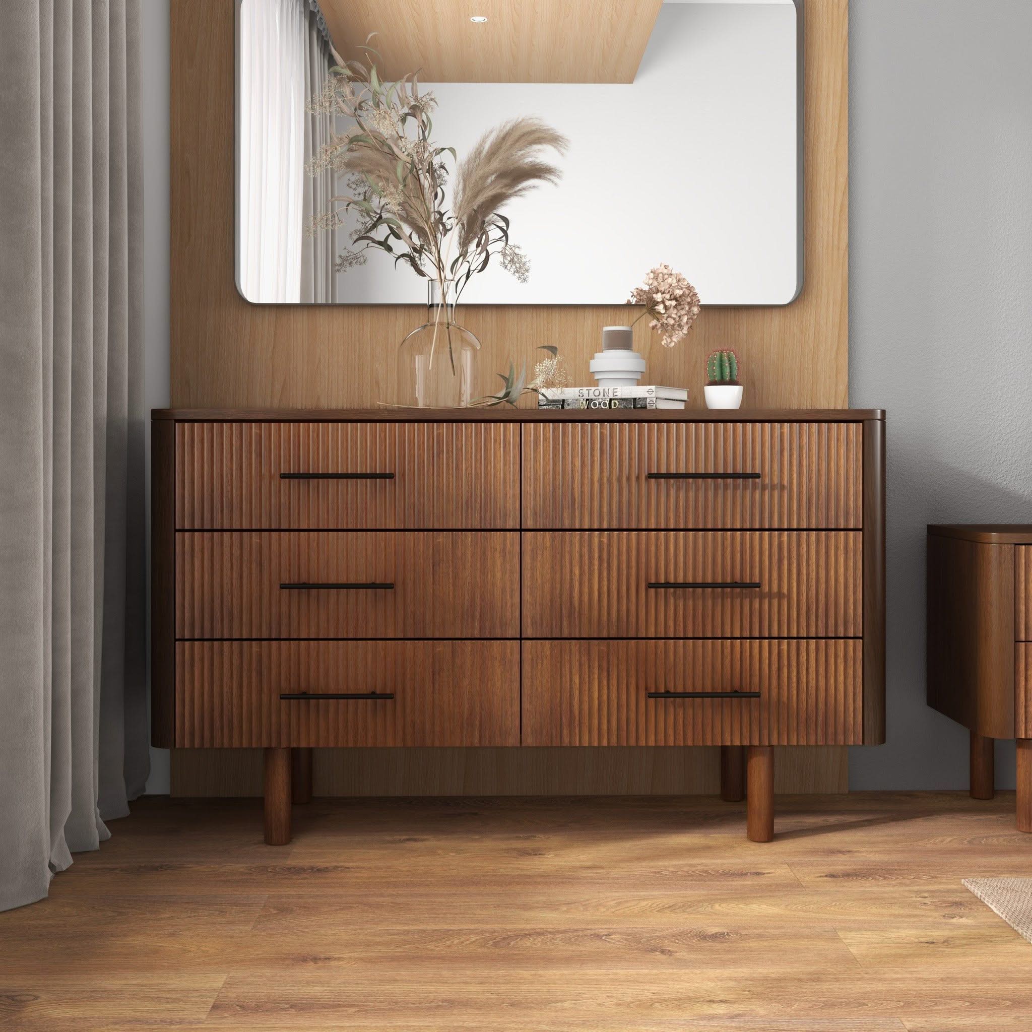 Logan - Dresser With 6 Drawers - Brown - Image 4