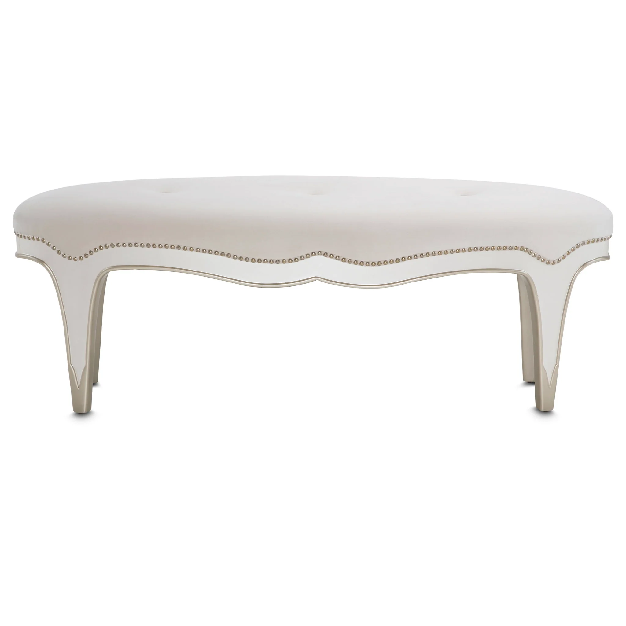 London Place - Bed Bench - Creamy Pearl - Image 2
