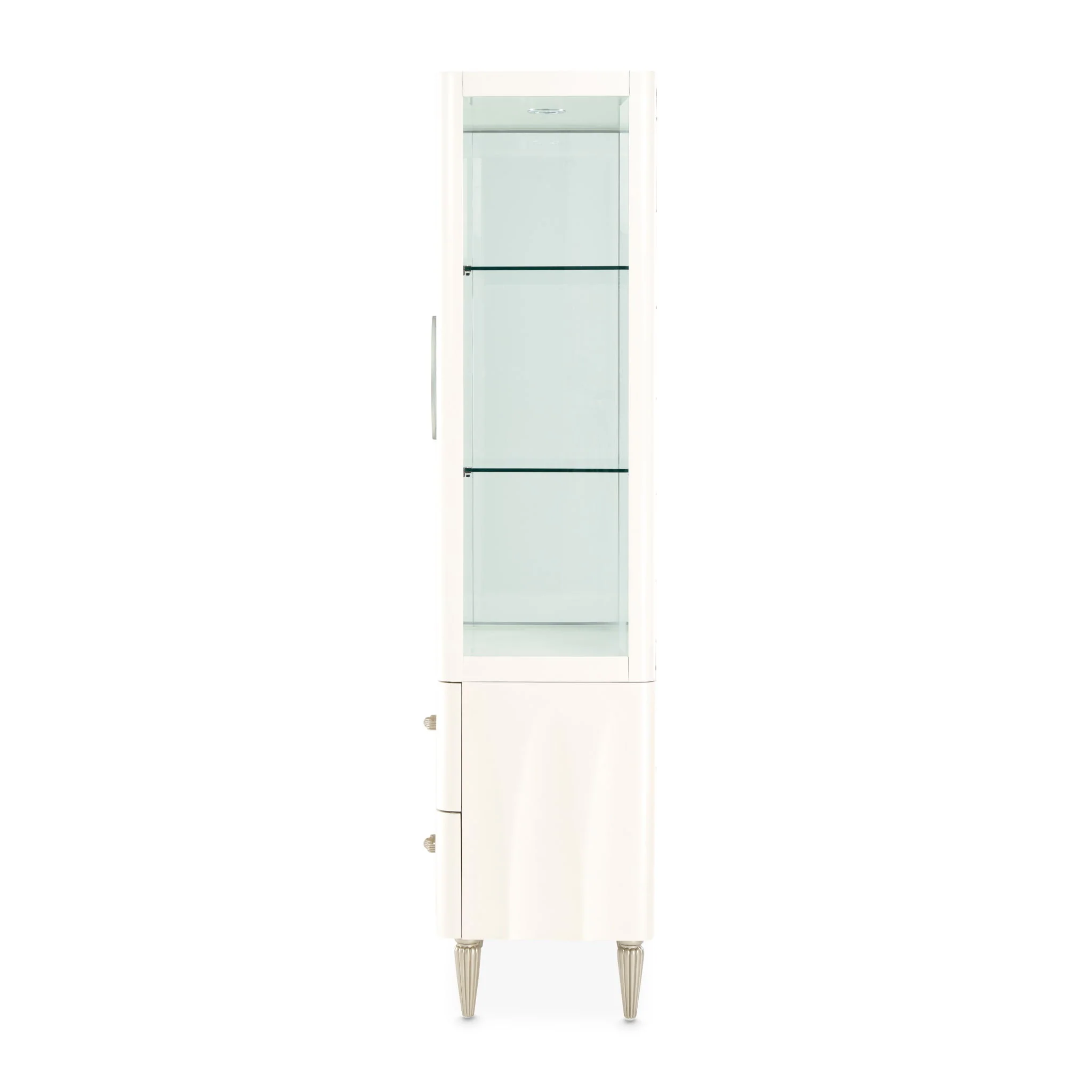 London Place - Display Cabinet - Creamy Pearl - Image 4