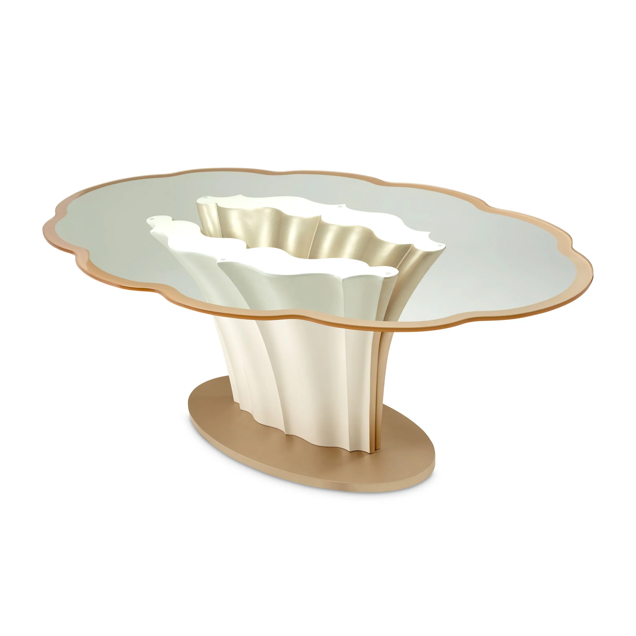 London Place - Entry Table - Creamy Pearl - Image 3