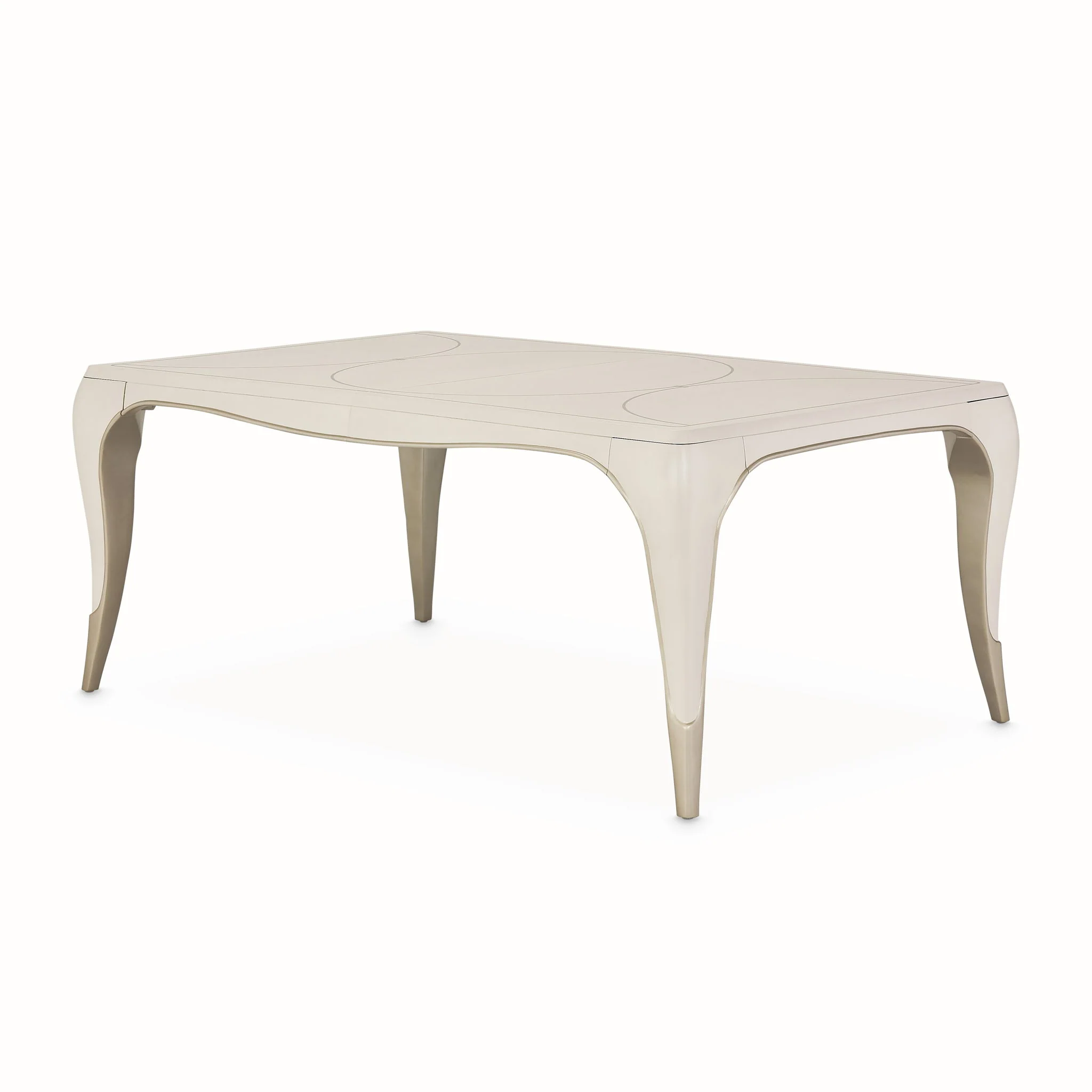 London Place - Rectangular Dining Table - Creamy Pearl - Image 4