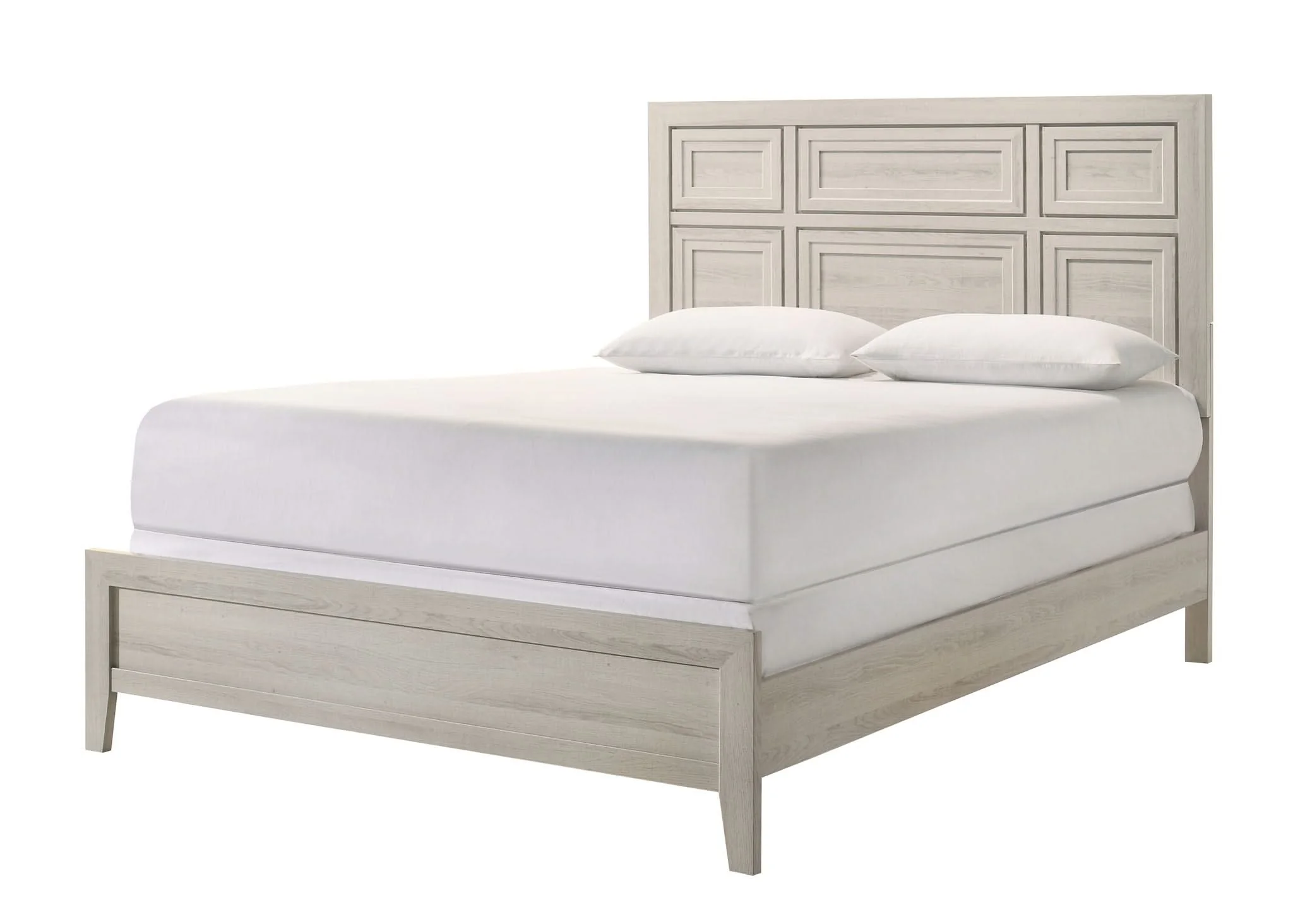 Lorraine - King Bed - Antique White