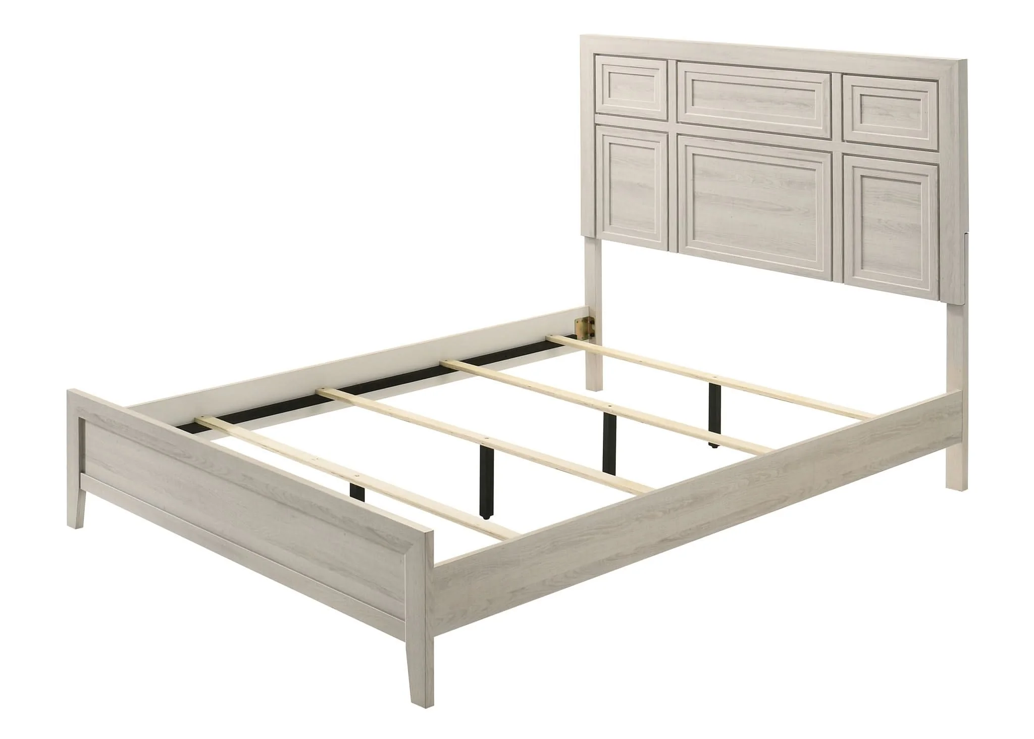 Lorraine - Queen Bed - Antique White - Image 3
