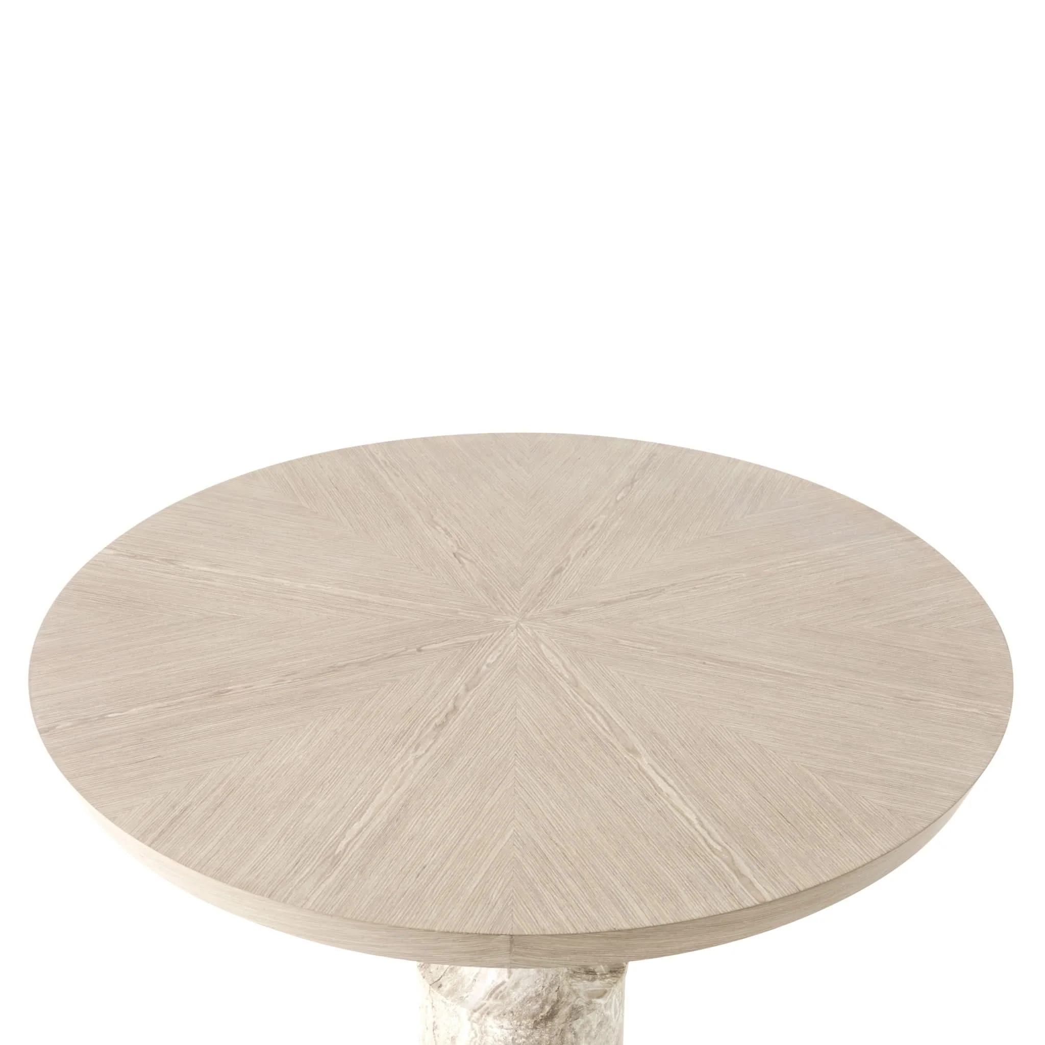 Lotus Bay - 40" Round Gathering Table - Sand - Image 4