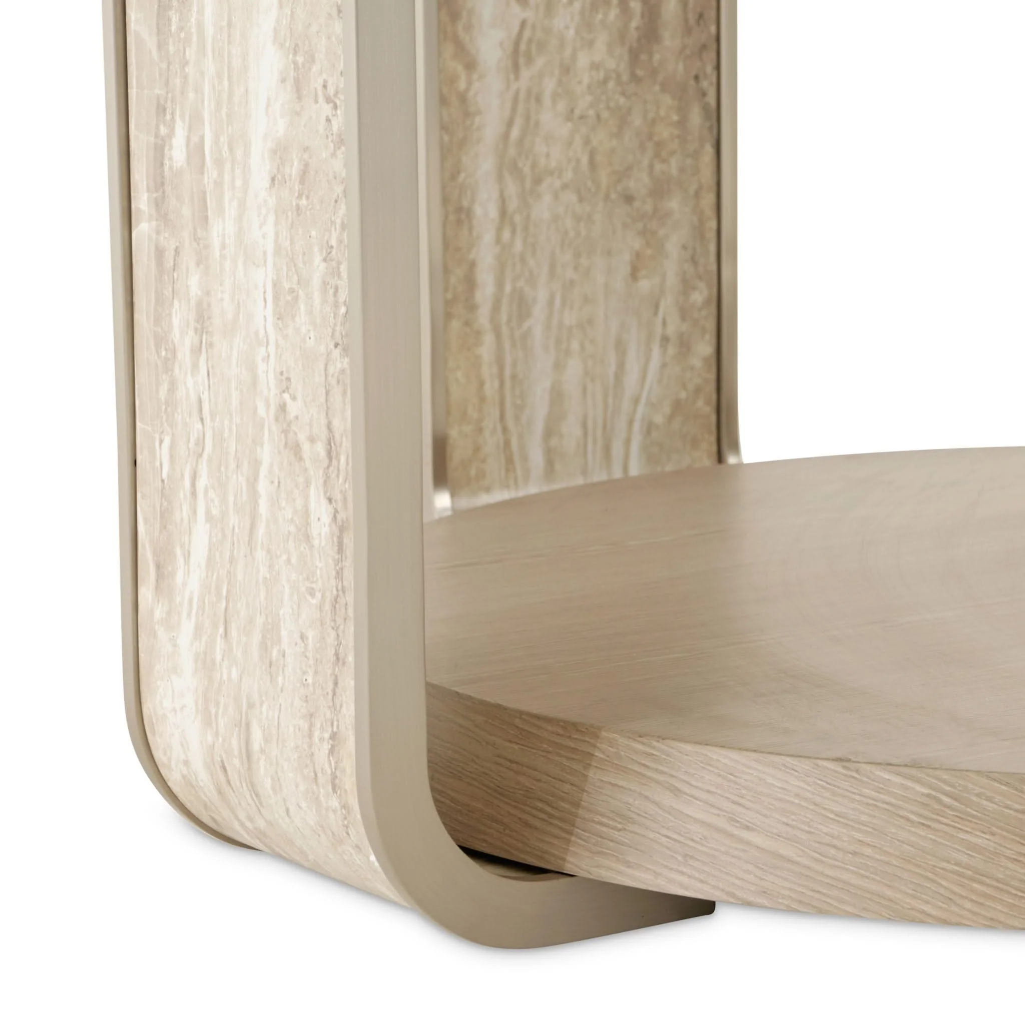 Lotus Bay - 60" Round Dining Table - Sand - Image 3
