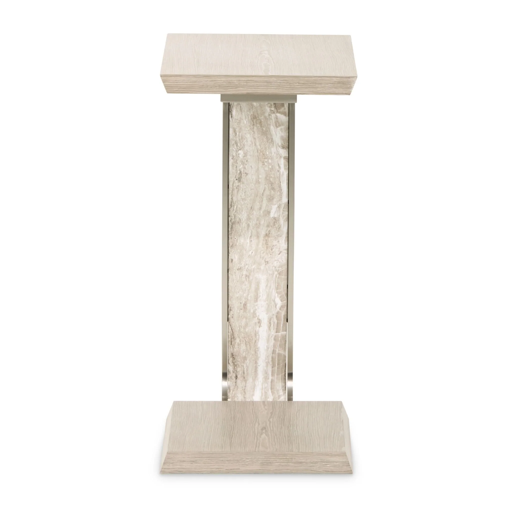 Lotus Bay - C-Shaped Accent Table - Sand - Image 3