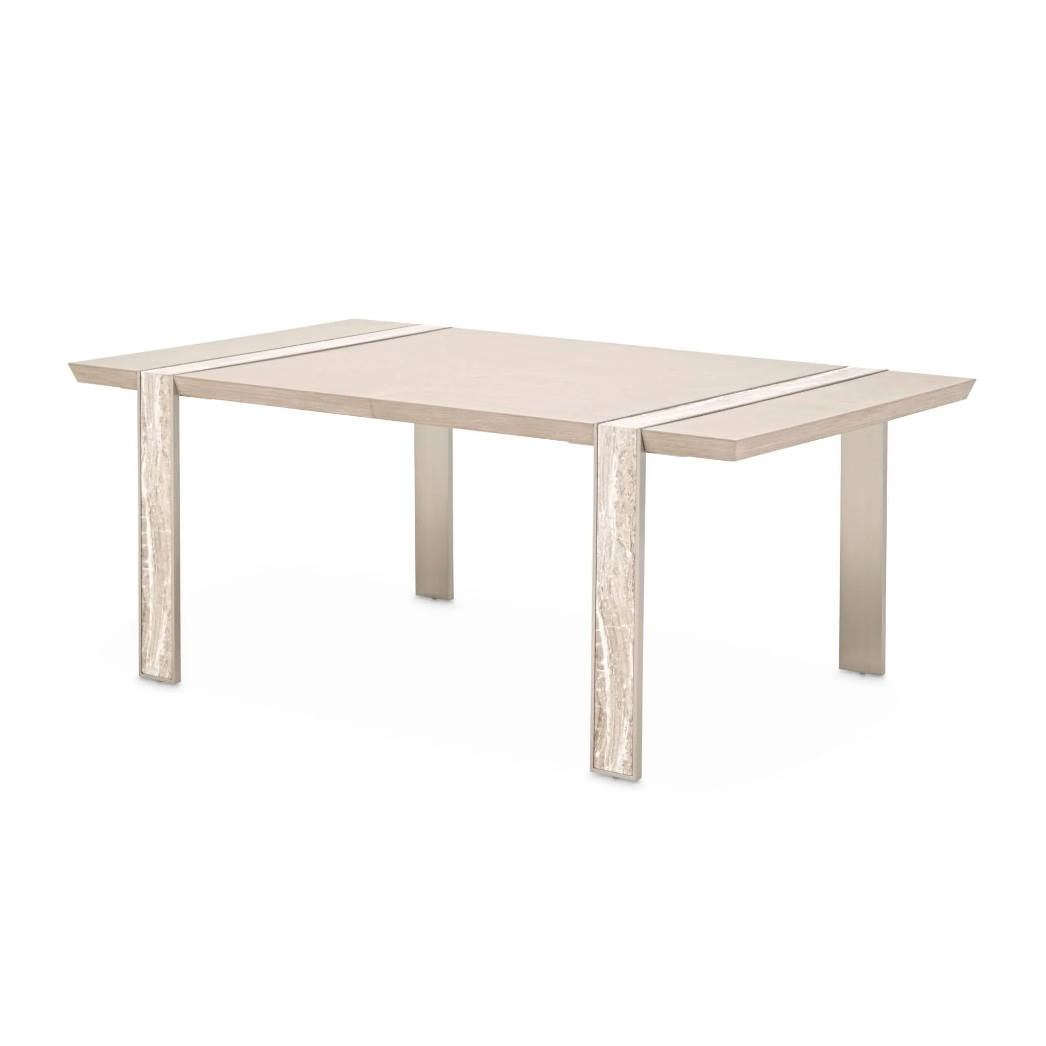 Lotus Bay - Wide Rectangular Dining Table - Sand - Image 2