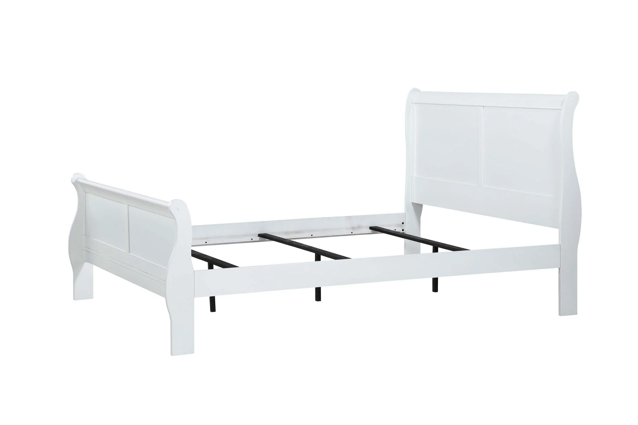 Louis Philip - Queen 4 Piece Bedroom Set - White - Image 4