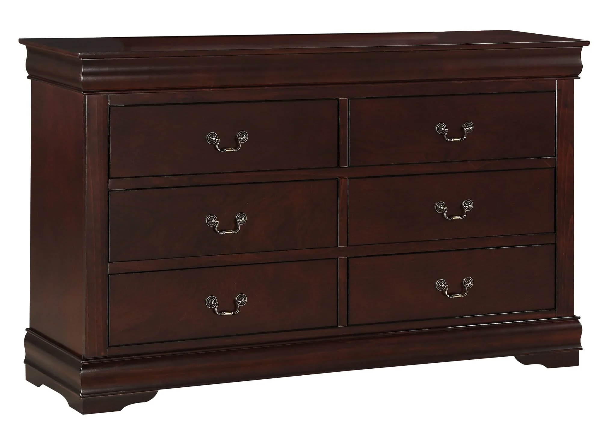 Louis Philip - Twin 5 Piece Bedroom Set - Cherry - Image 2