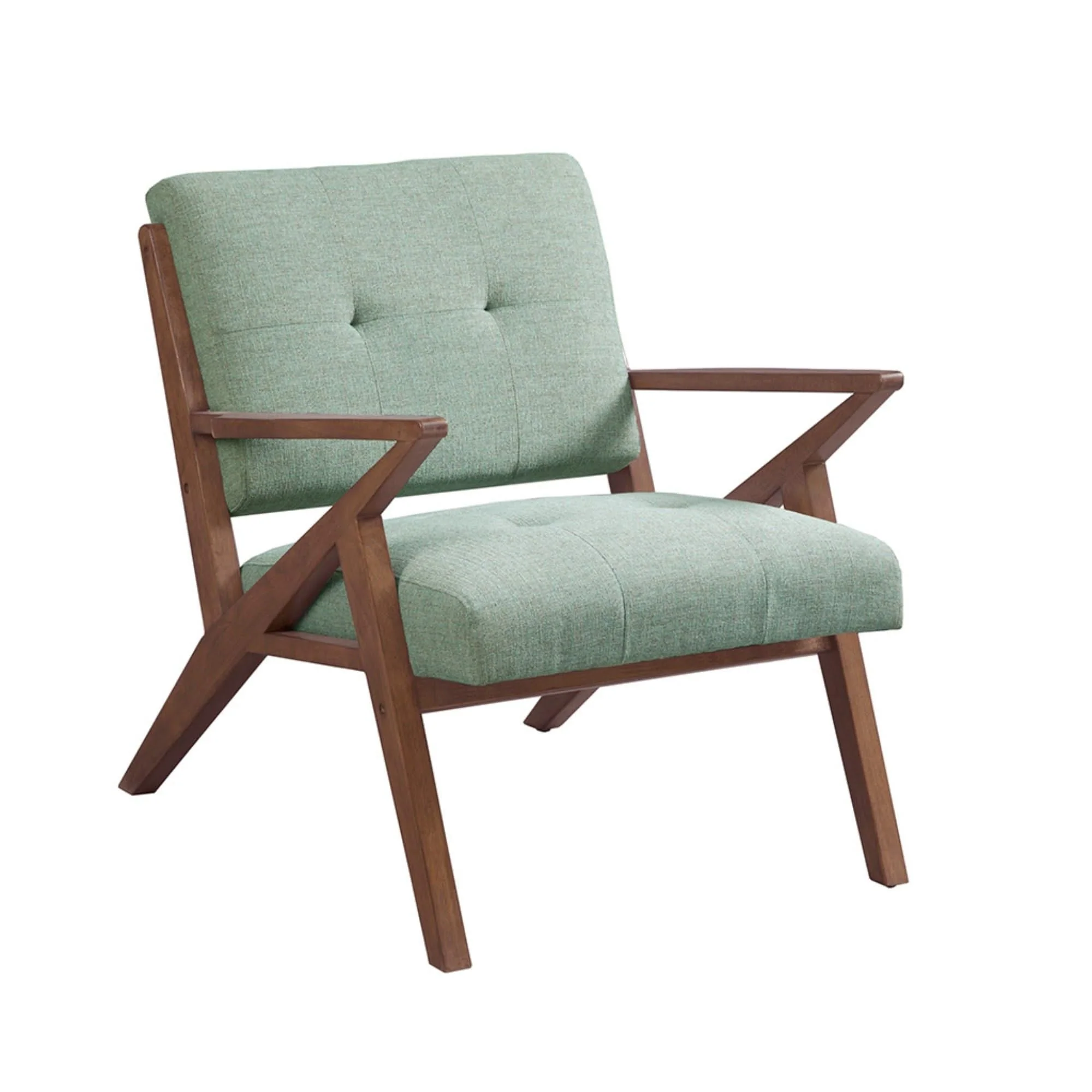 Lounge Chair With Tufted Upholstery And Solid Frame - Image 2
