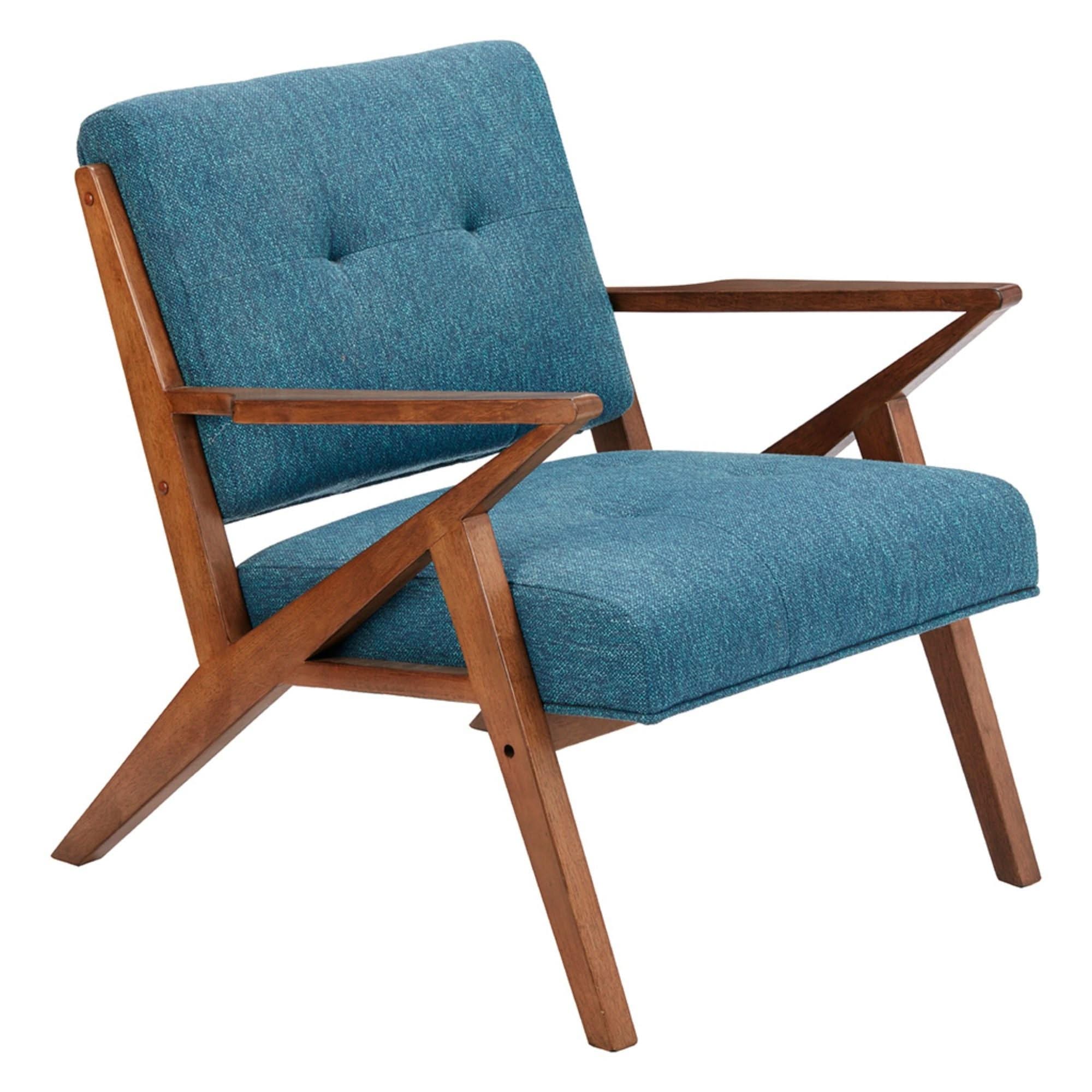 Lounge Chair With Tufted Upholstery And Solid Frame - Image 3