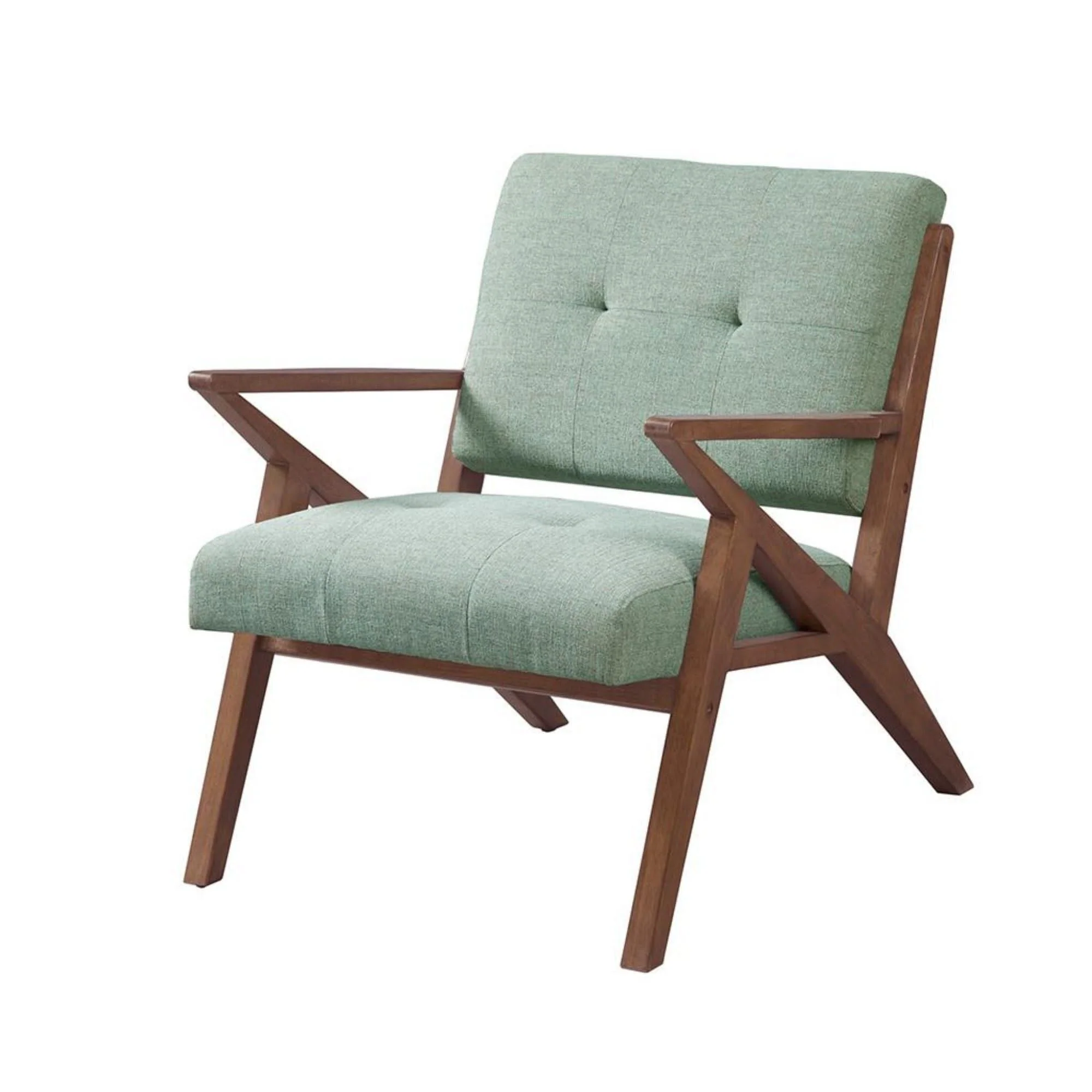 Lounge Chair With Tufted Upholstery And Solid Frame - Image 4