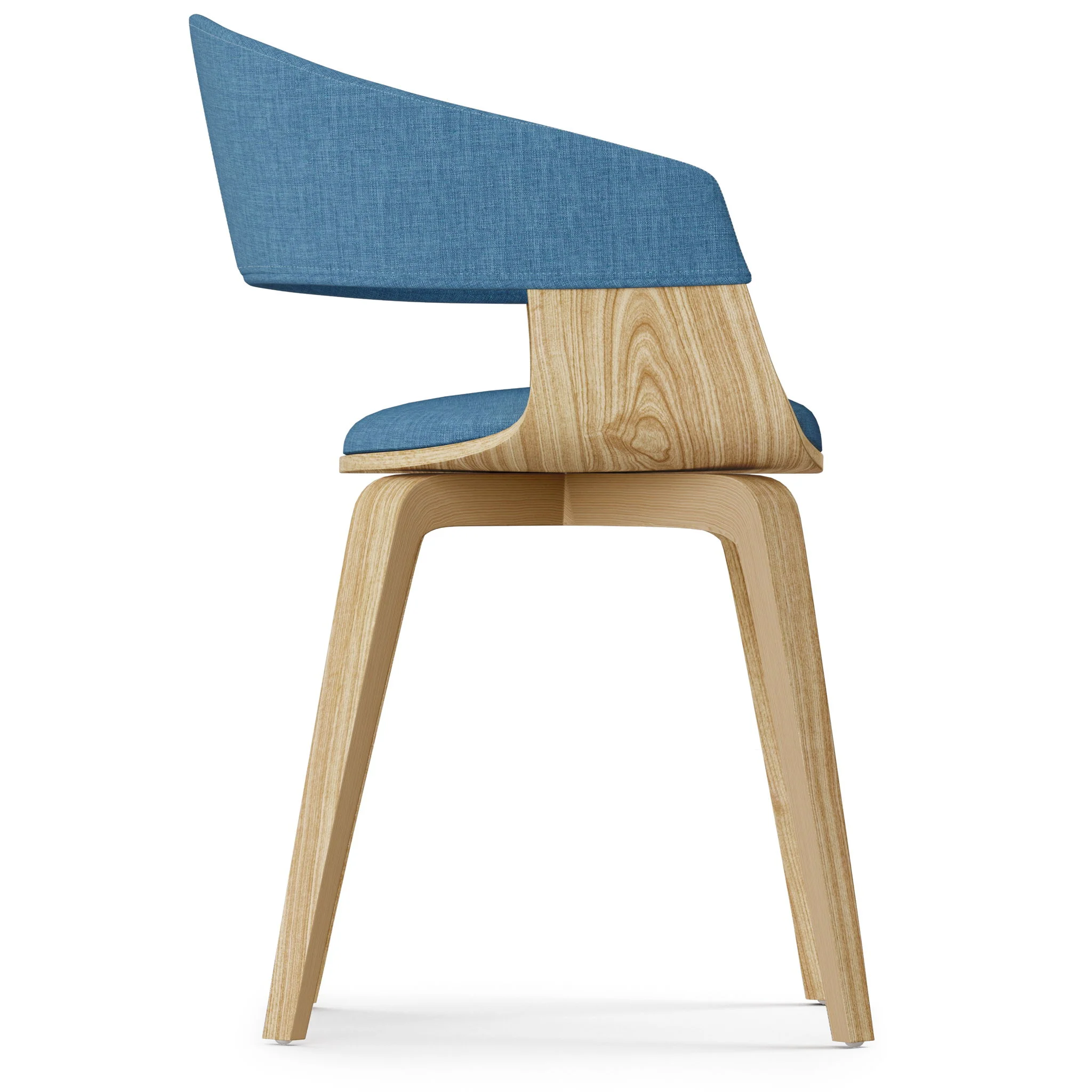 Lowell - Mid-Century Modern Bentwood Dining Chair - Image 4