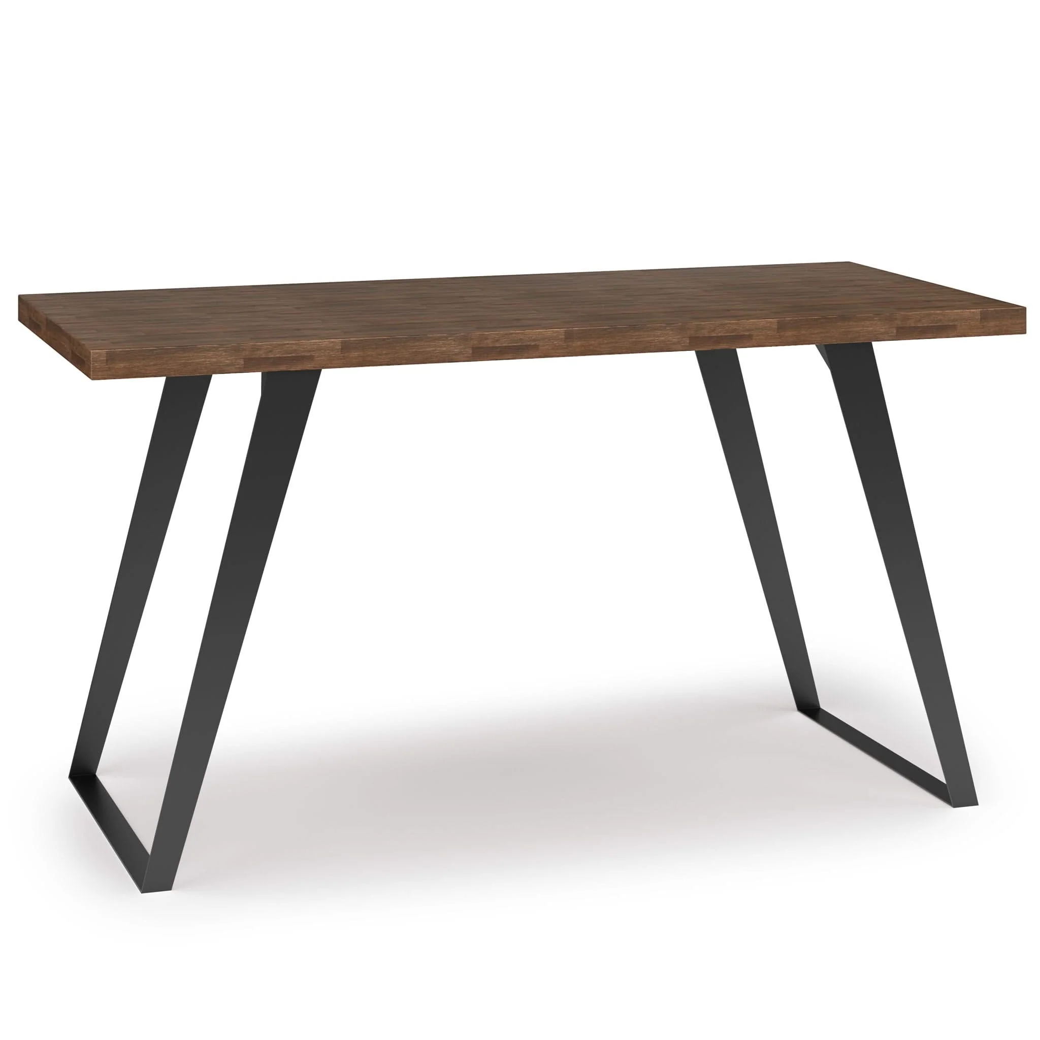 Lowry - Flat Top Desk - Rustic Natural Aged Brown - Image 2