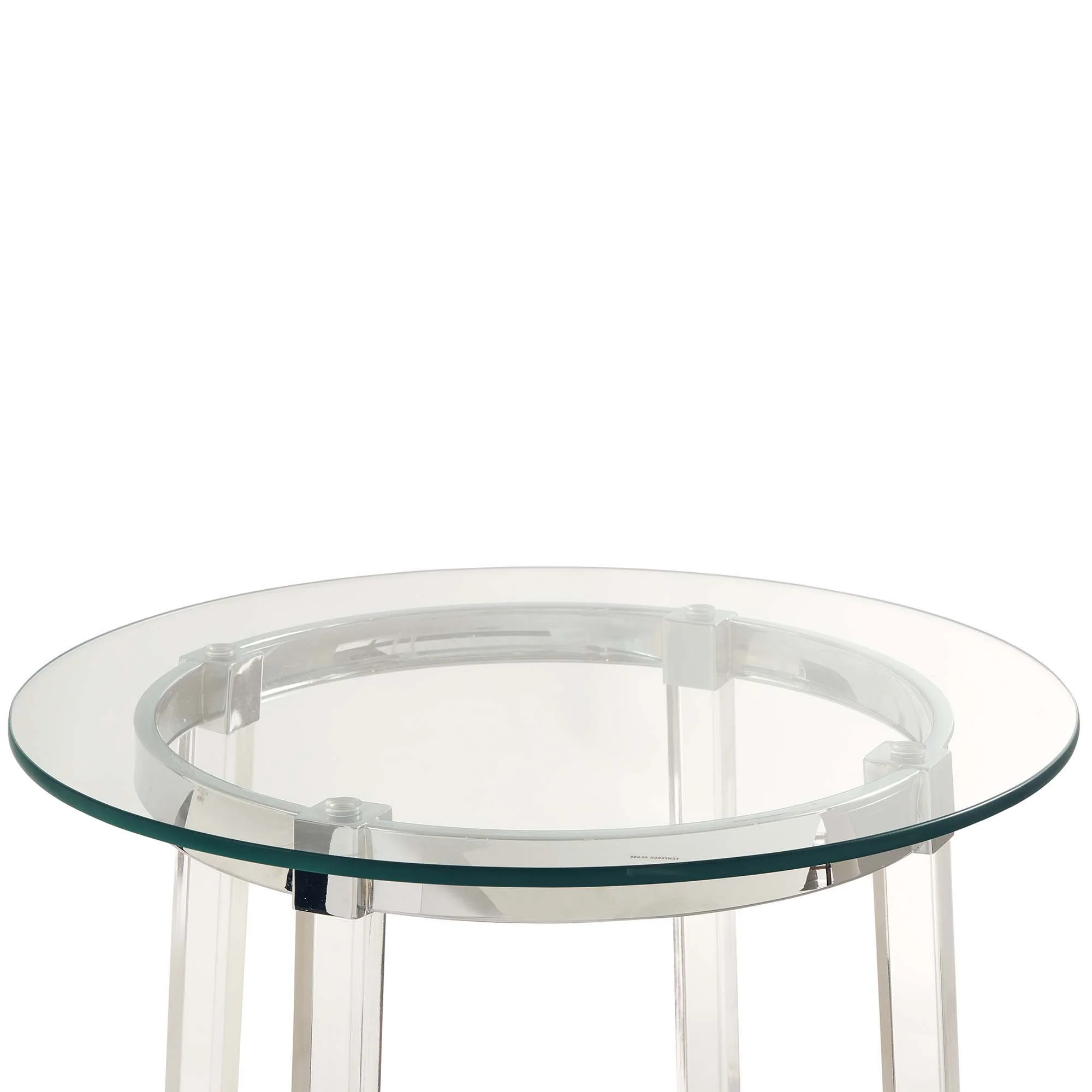 Lucinda - 24.5" End Table - Chrome - Image 3