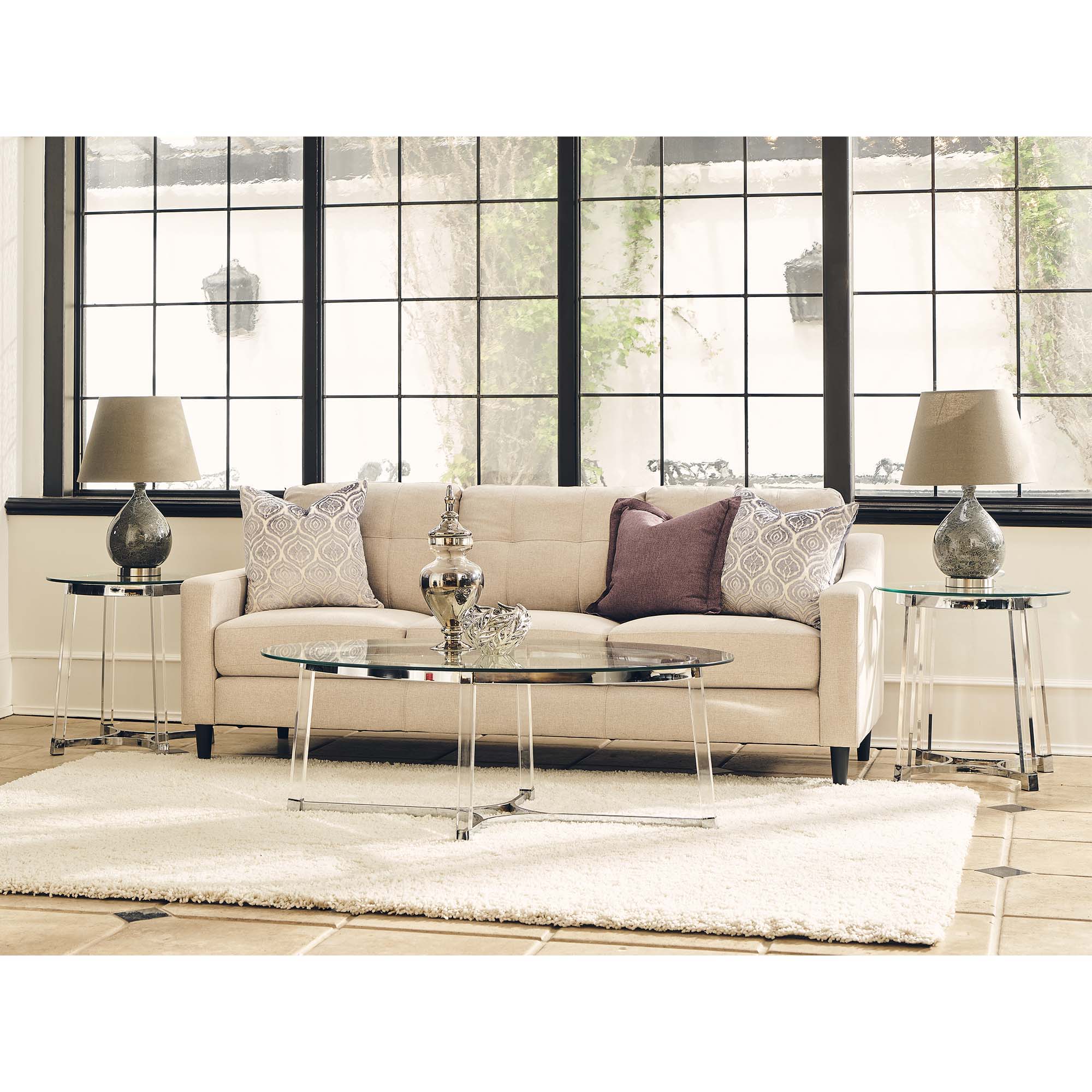 Lucinda - 24.5" End Table - Chrome - Image 4