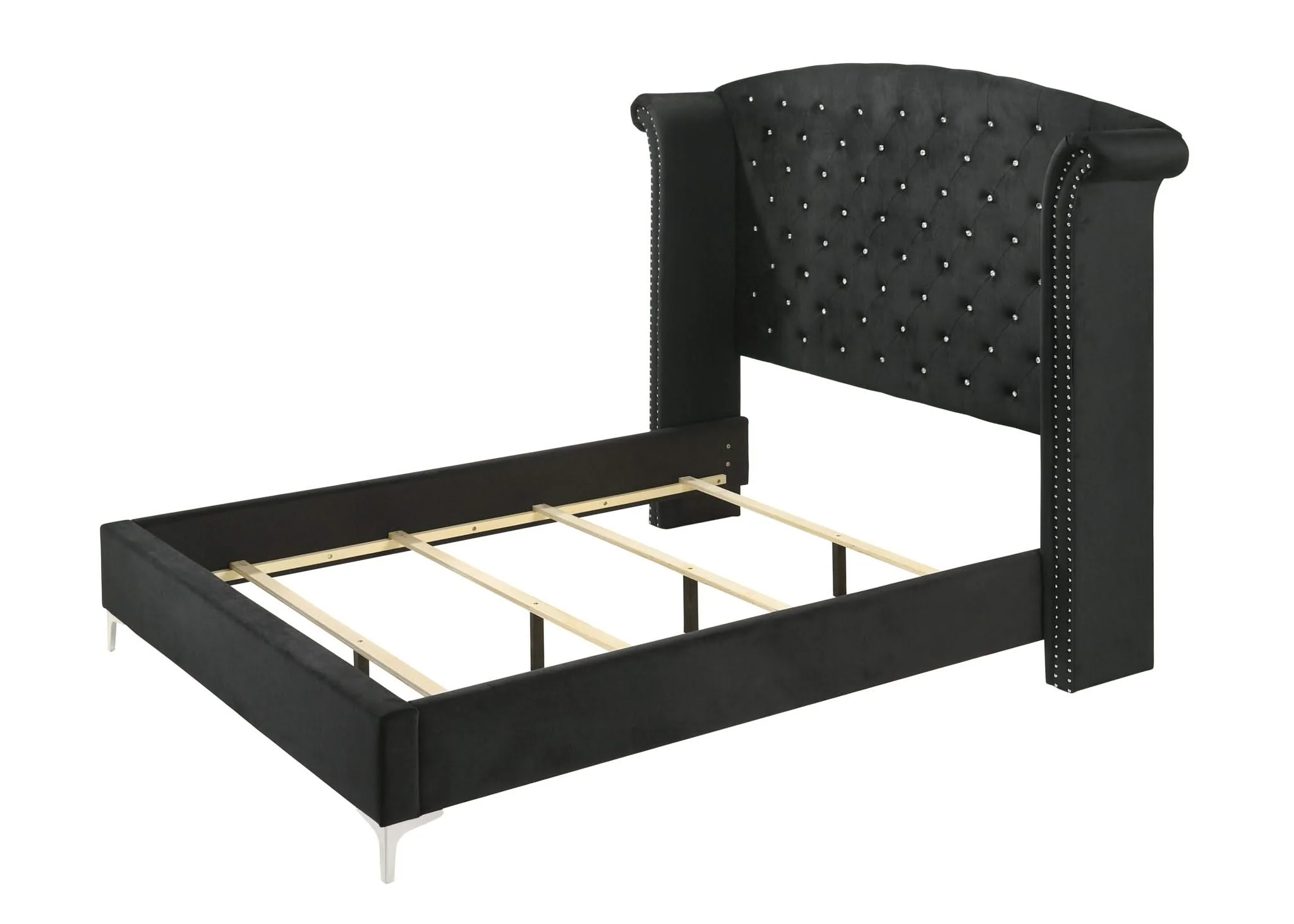 Lucinda - King 5 Piece Bedroom Set - Black - Image 2