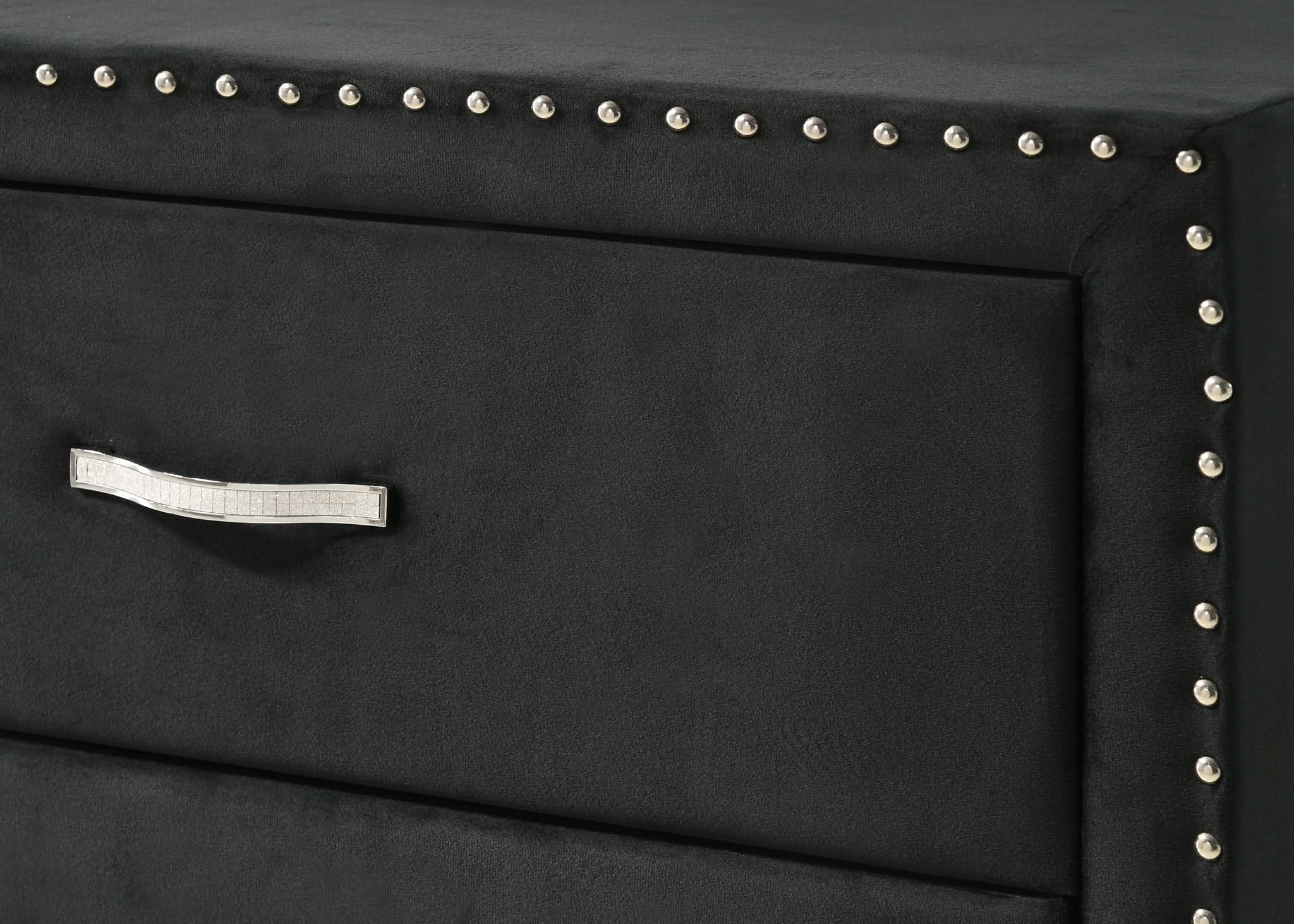 Lucinda - Nightstand - Black - Image 2