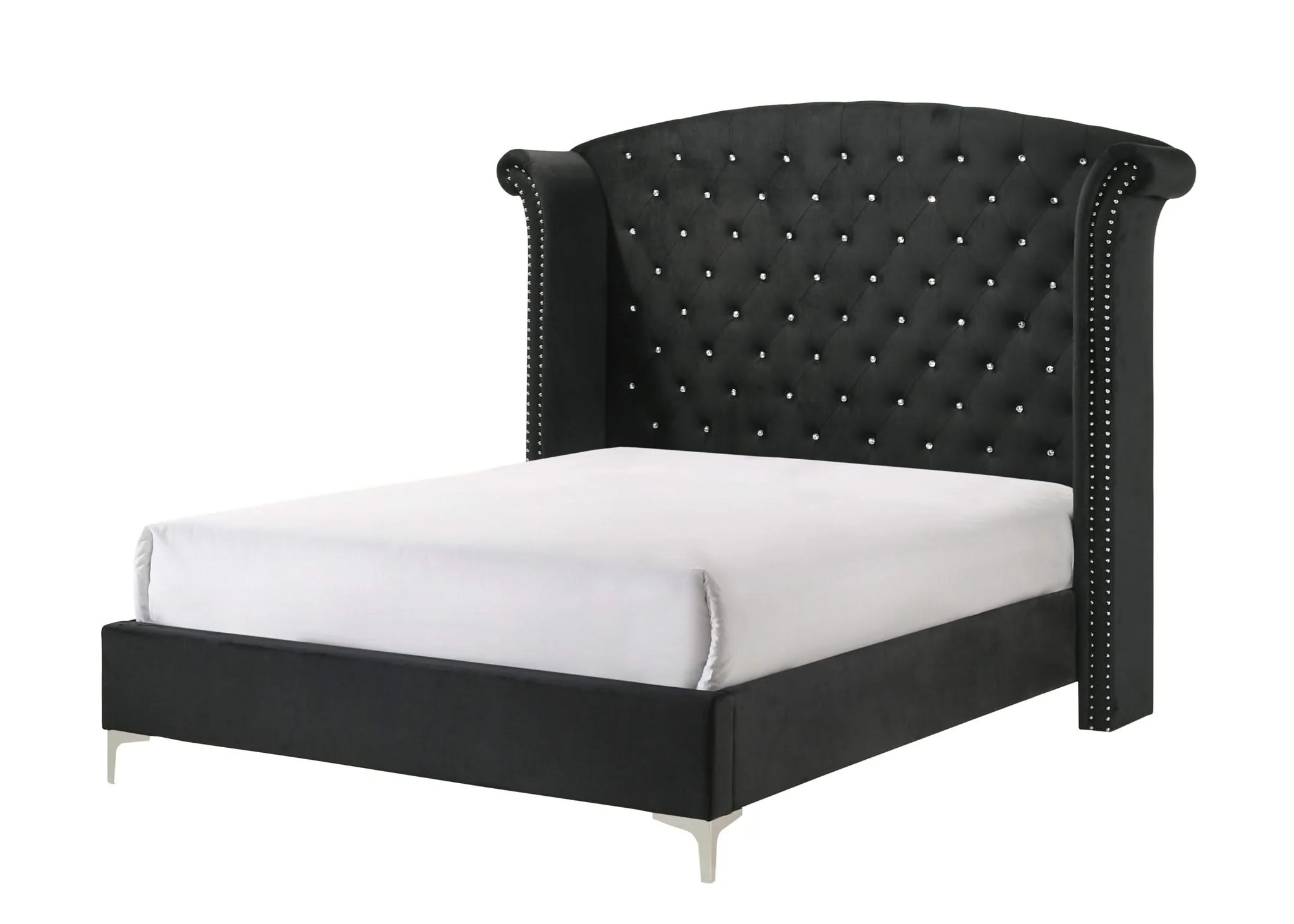 Lucinda - Queen 4 Piece Bedroom Set - Black - Image 3