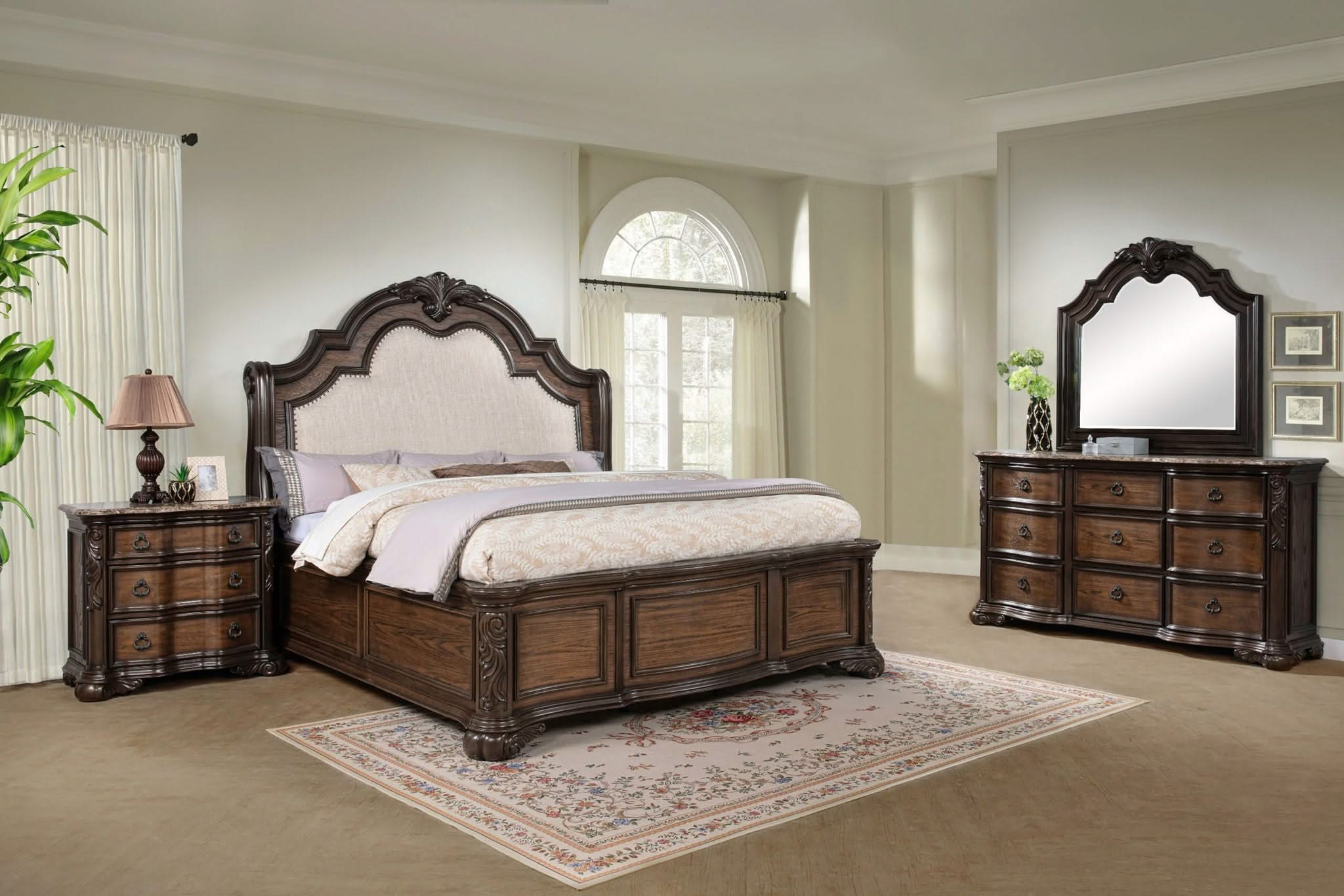 Ludwig - Queen Bed - Dark Brown - Image 2