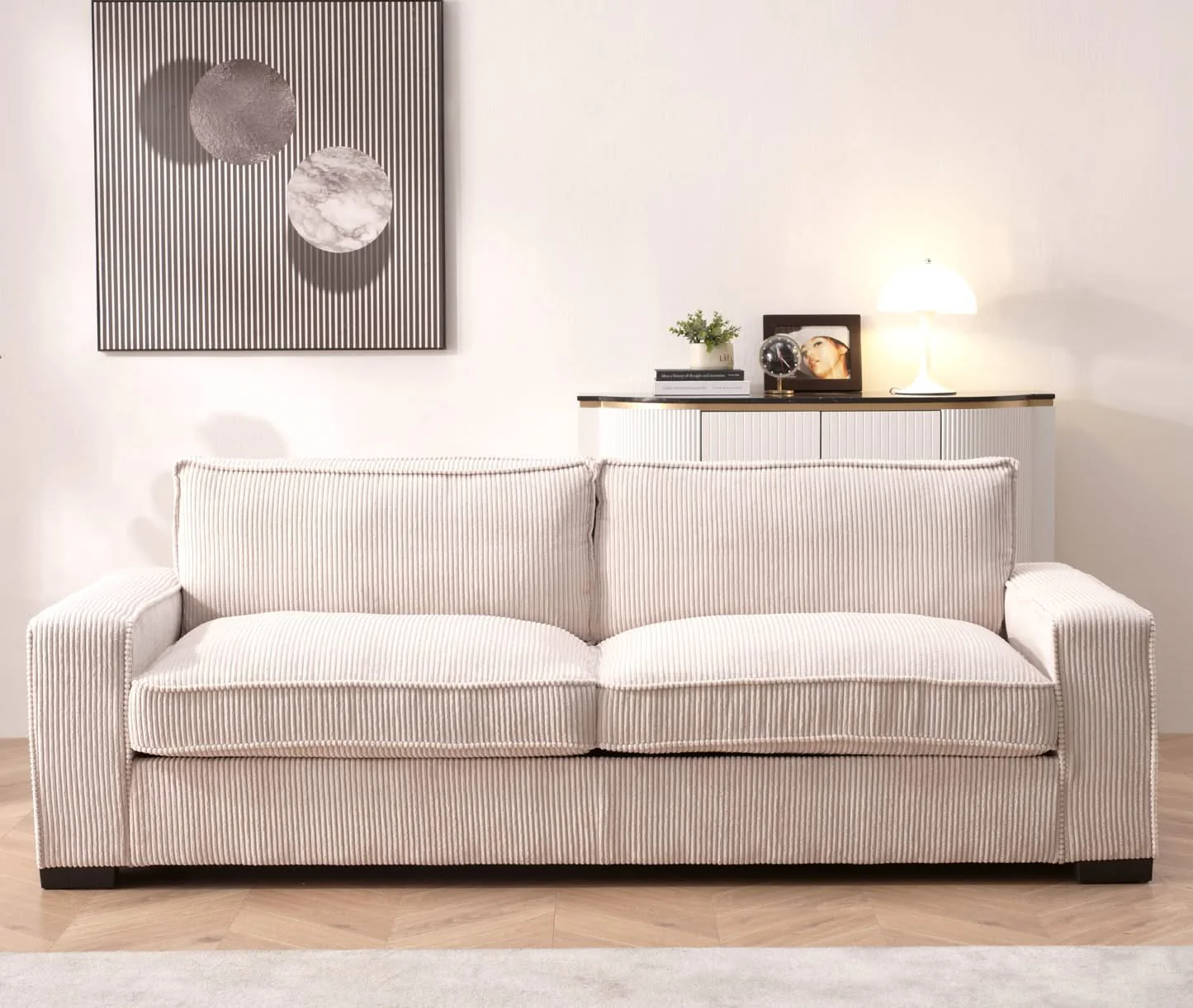 Luxe - Sofa With Sleek Design, Spacious And Comfortable 3 Seater Couch - Image 12