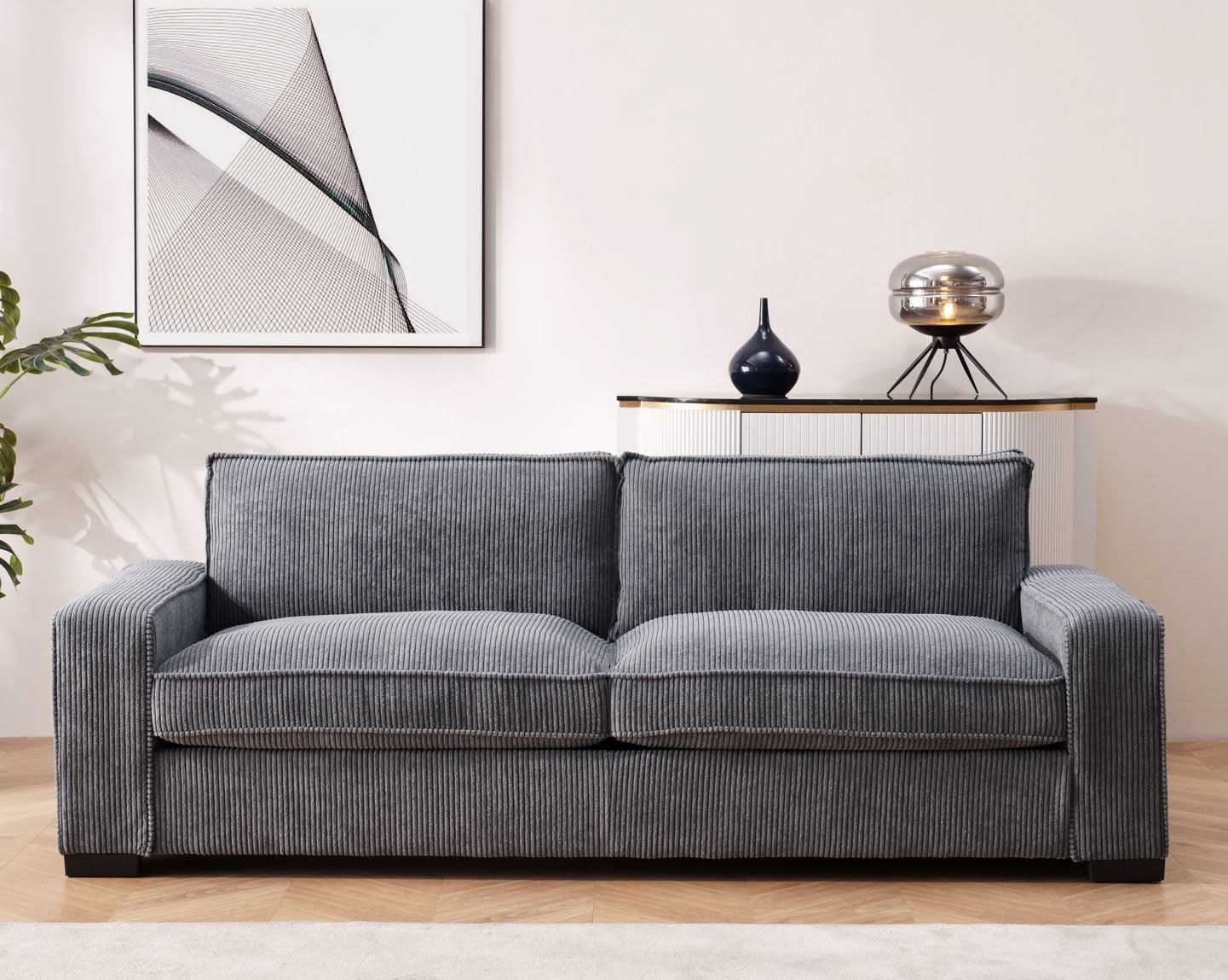 Luxe - Sofa With Sleek Design, Spacious And Comfortable 3 Seater Couch - Image 8
