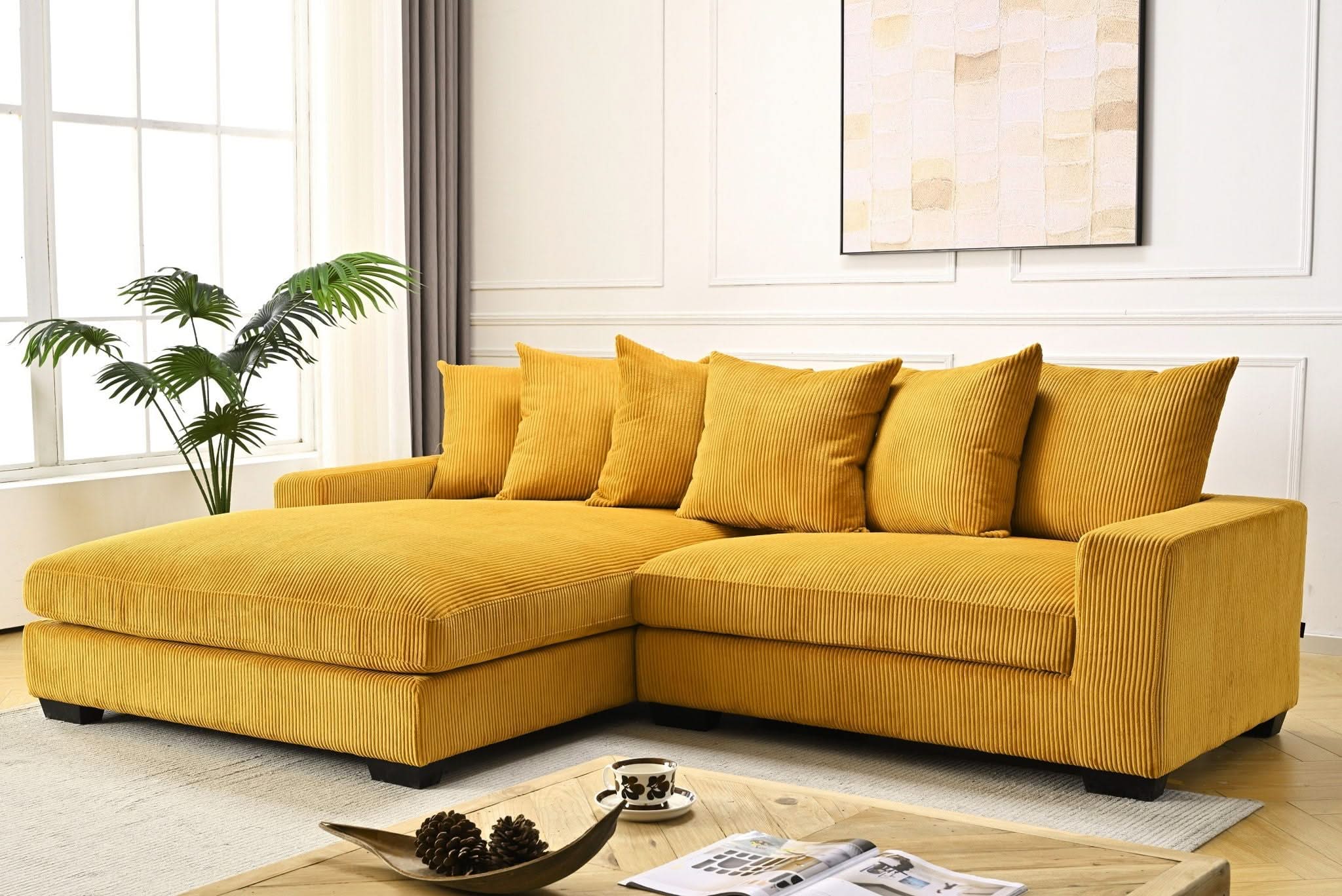 Luxe - Oversized 2 Piece Sectional Couches For Living Room, L Shaped Sofa With Chaise - Image 10