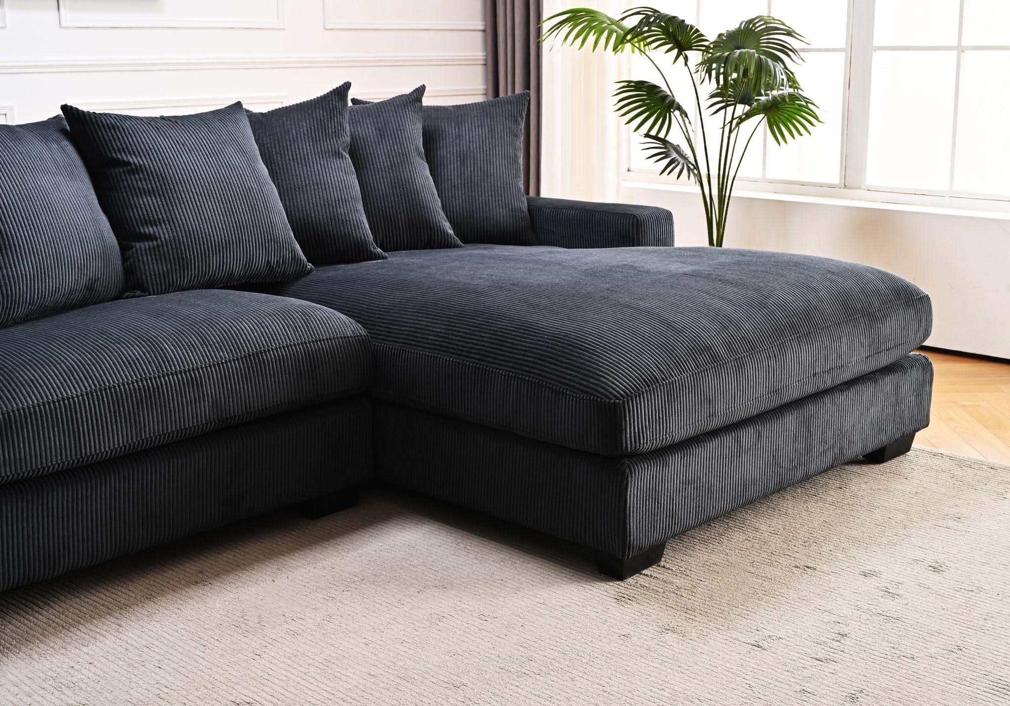 Luxe - Oversized 2 Piece Sectional Couches For Living Room, L Shaped Sofa With Chaise - Image 16