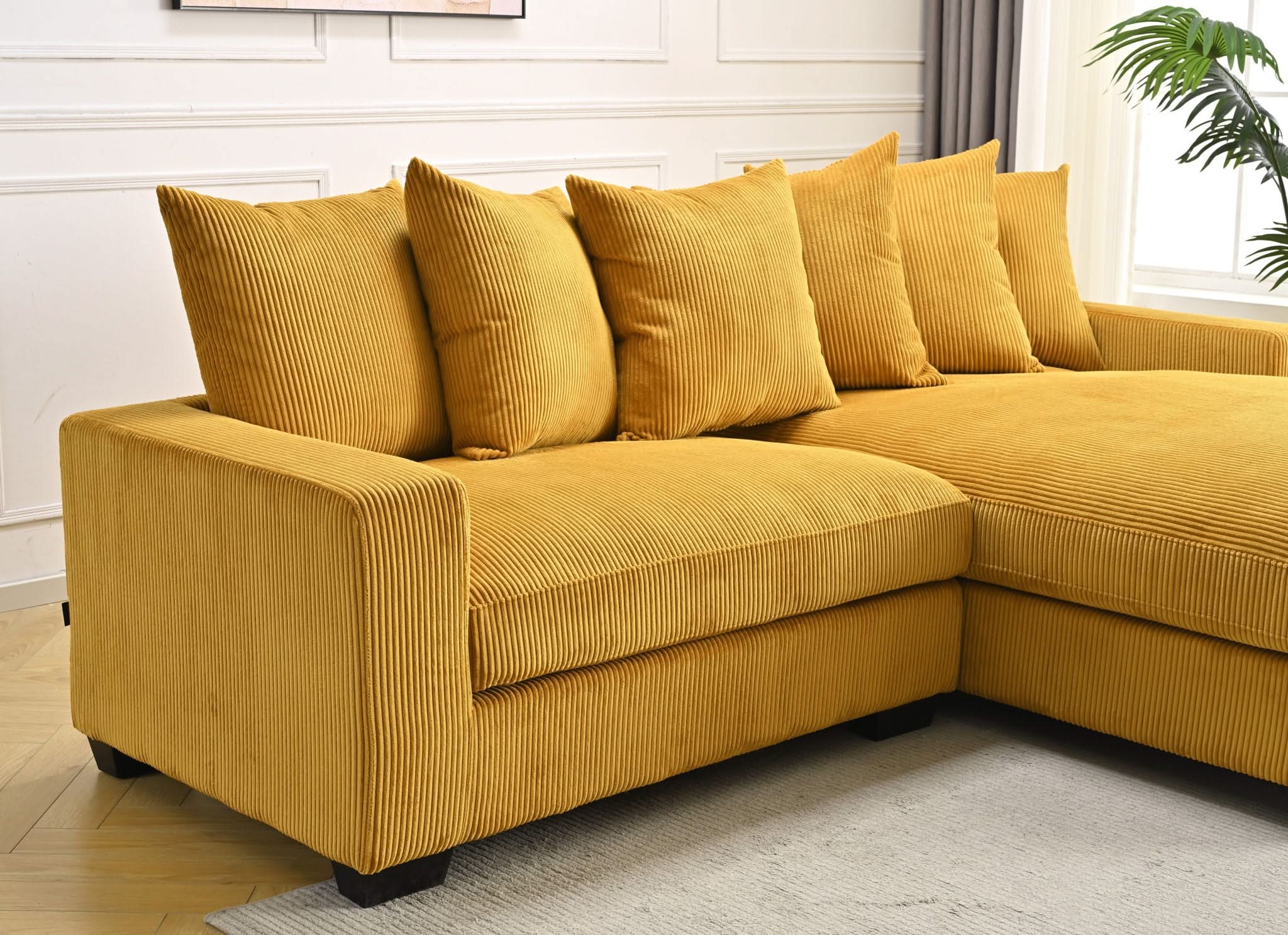 Luxe - Oversized 2 Piece Sectional Couches For Living Room, L Shaped Sofa With Chaise - Image 18