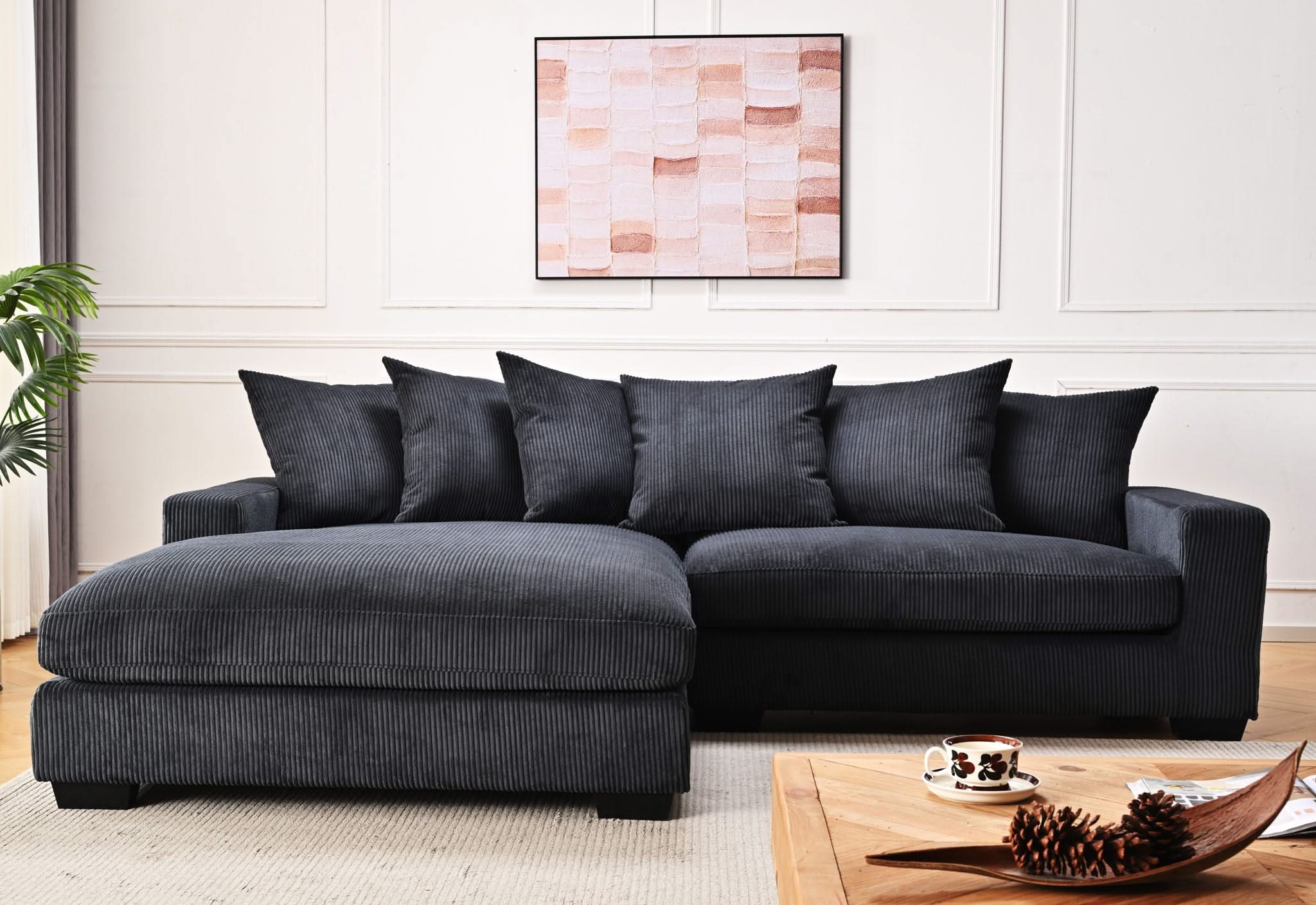 Luxe - Oversized 2 Piece Sectional Couches For Living Room, L Shaped Sofa With Chaise - Image 19