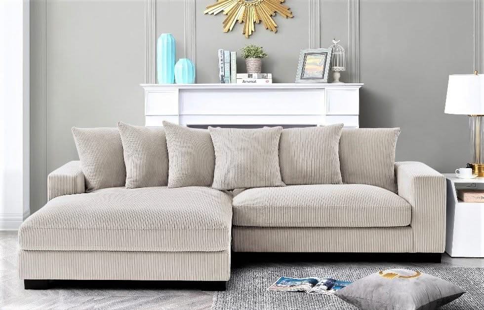 Luxe - Oversized 2 Piece Sectional Couches For Living Room, L Shaped Sofa With Chaise - Image 20