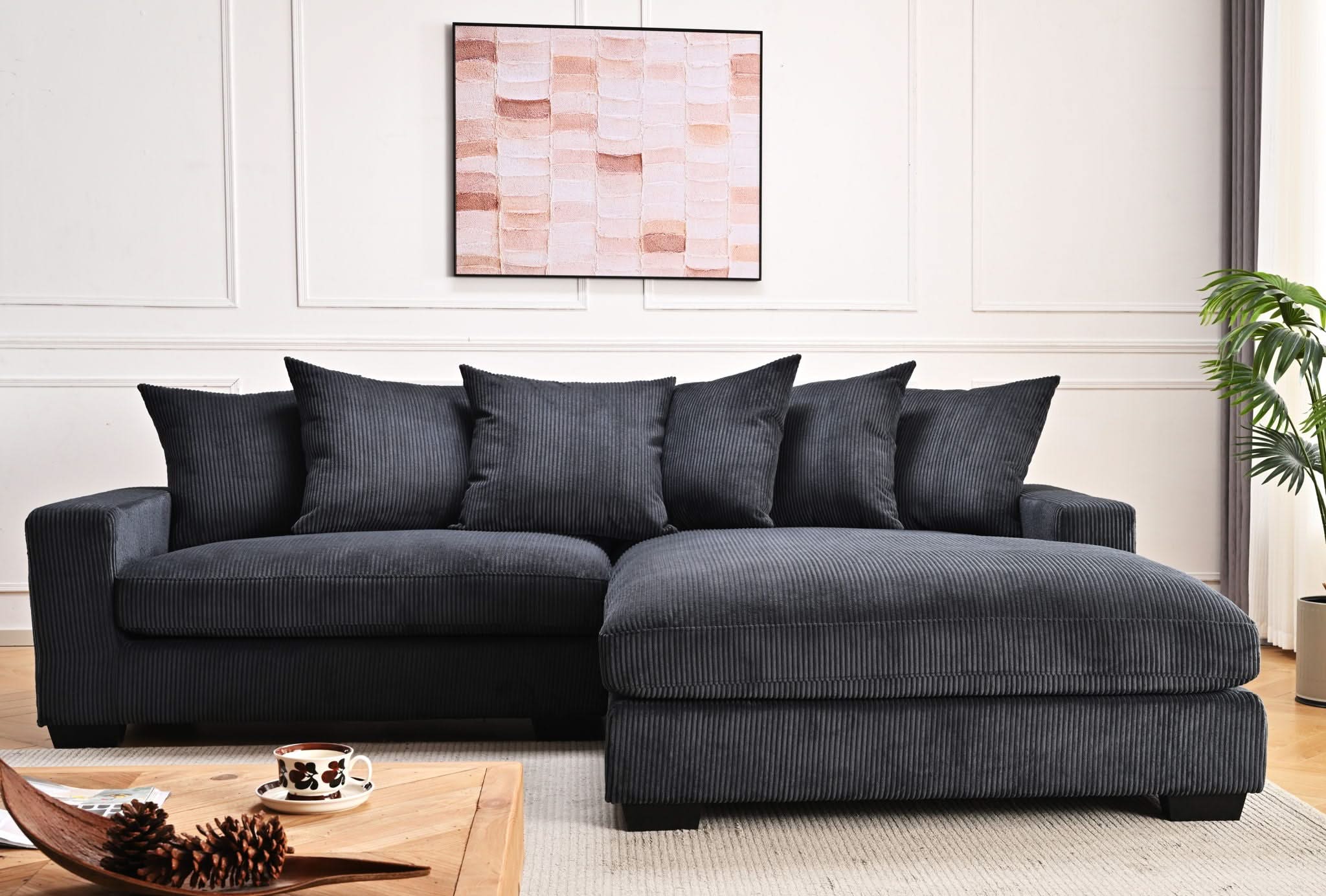 Luxe - Oversized 2 Piece Sectional Couches For Living Room, L Shaped Sofa With Chaise - Image 3