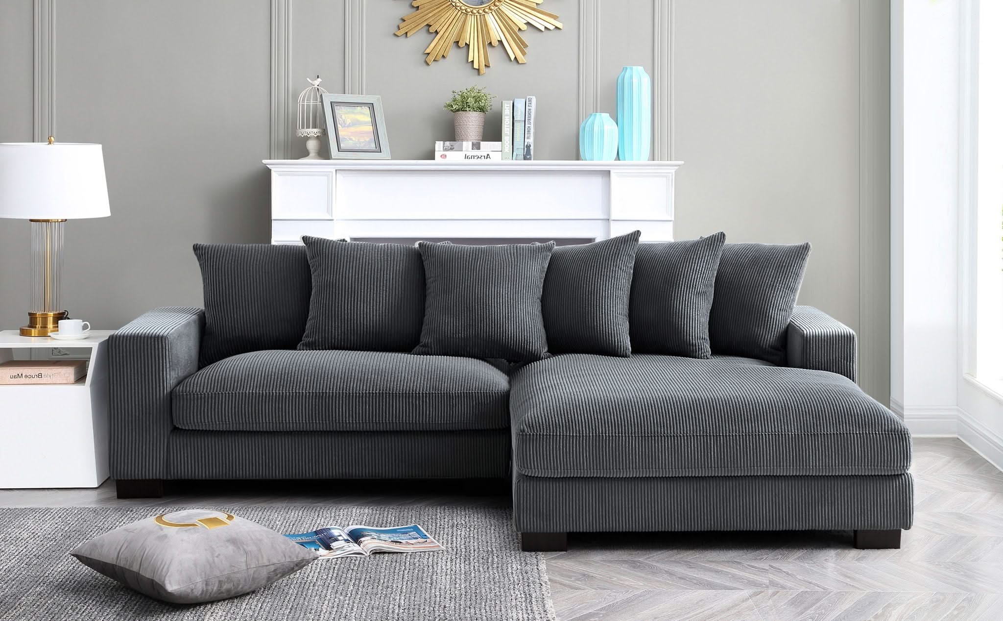 Luxe - Oversized 2 Piece Sectional Couches For Living Room, L Shaped Sofa With Chaise - Image 34